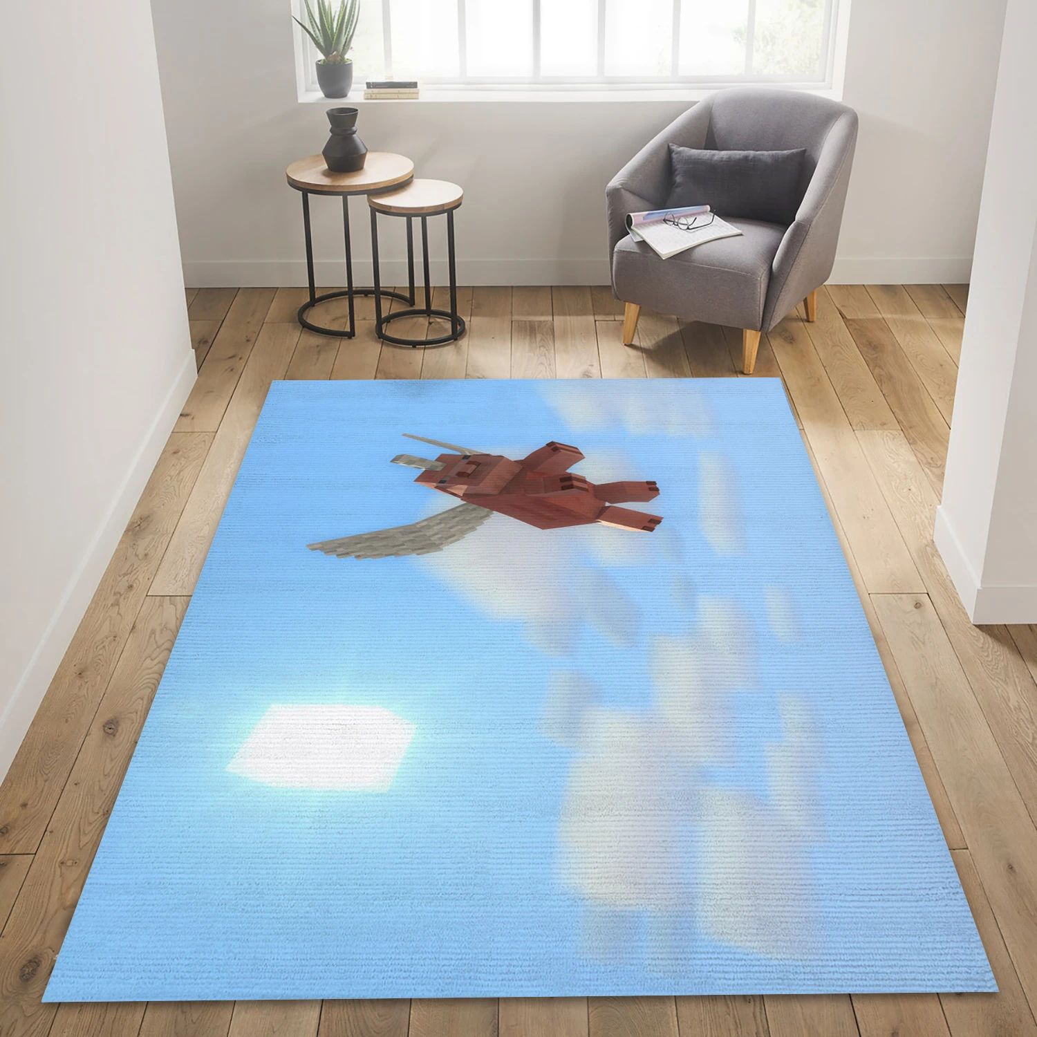 When Pigs Fly Game Area Rug Carpet, Bedroom Rug - Home Decor Floor Decor - Indoor Outdoor Rugs