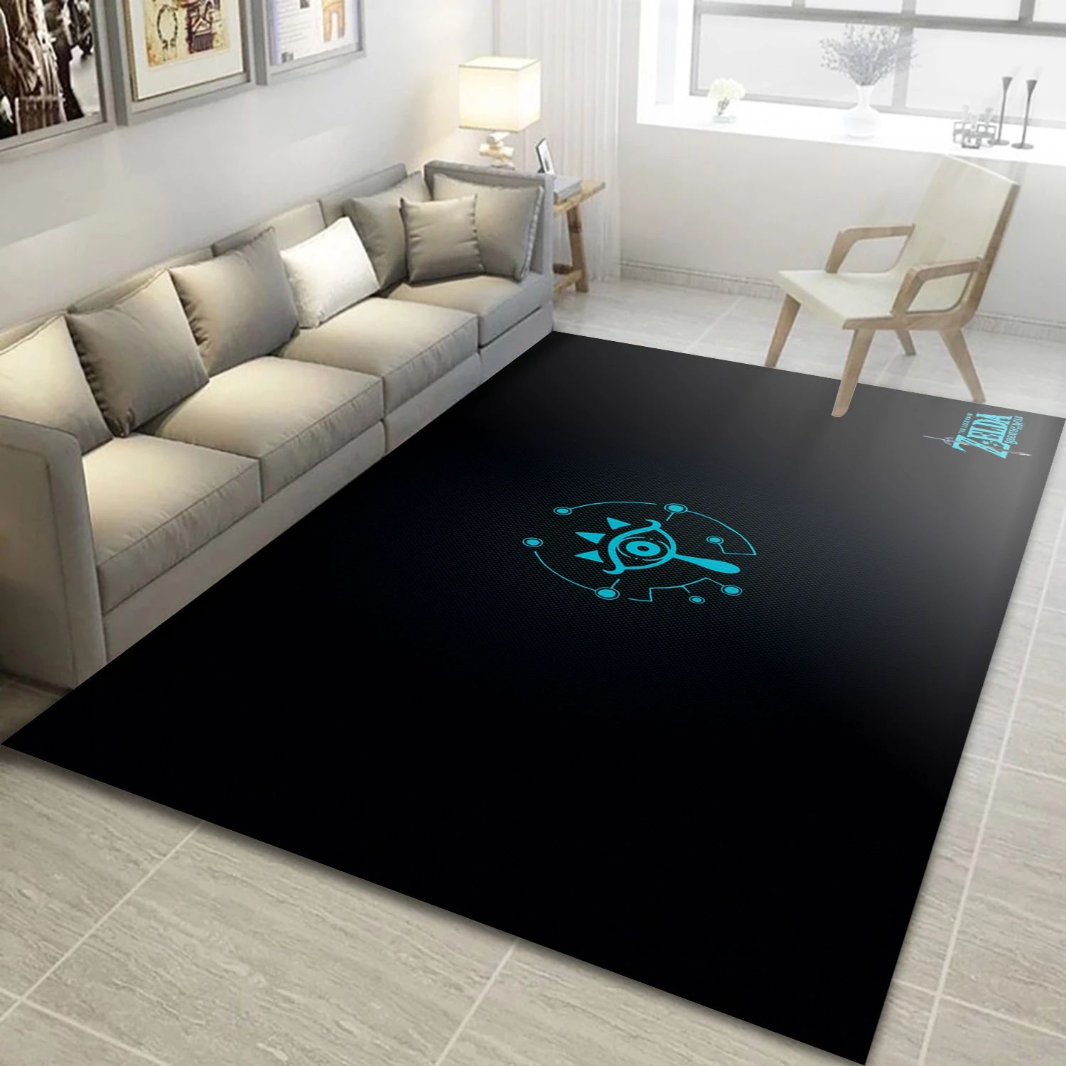 The Legend Of Zelda Breath Of The Wild Video Game Area Rug Area, Living Room Rug - Christmas Gift Decor - Indoor Outdoor Rugs