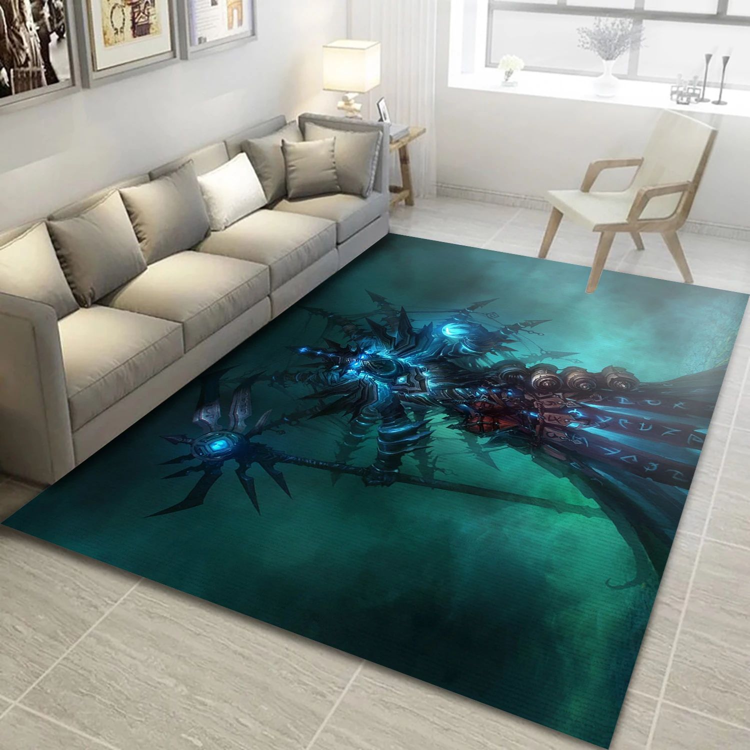 Slave Of Darkness Game Area Rug Carpet, Living Room Rug - Home Decor Floor Decor - Indoor Outdoor Rugs