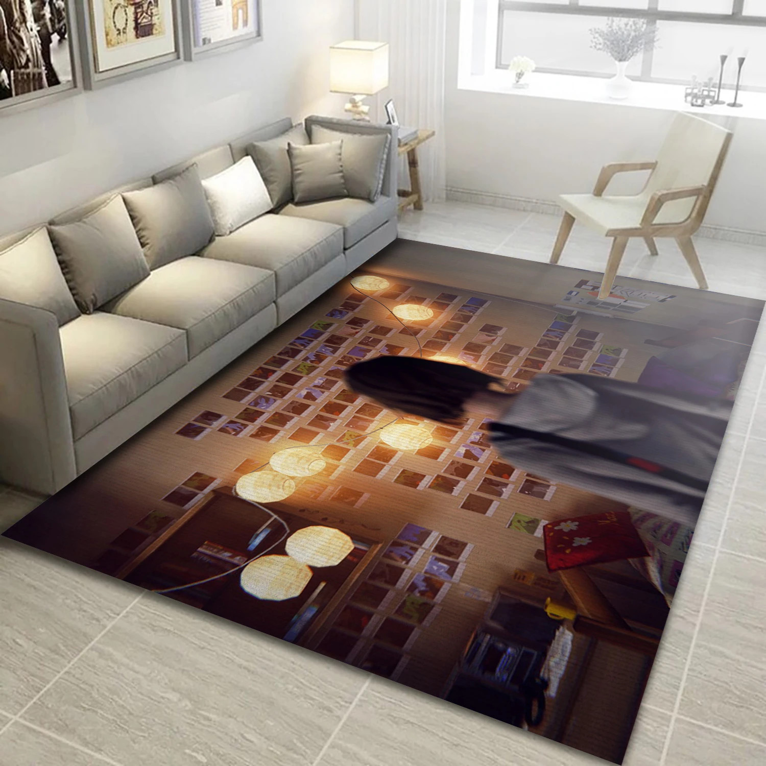 Max Caulfield Video Game Area Rug Area, Area Rug - Family Gift US Decor - Indoor Outdoor Rugs