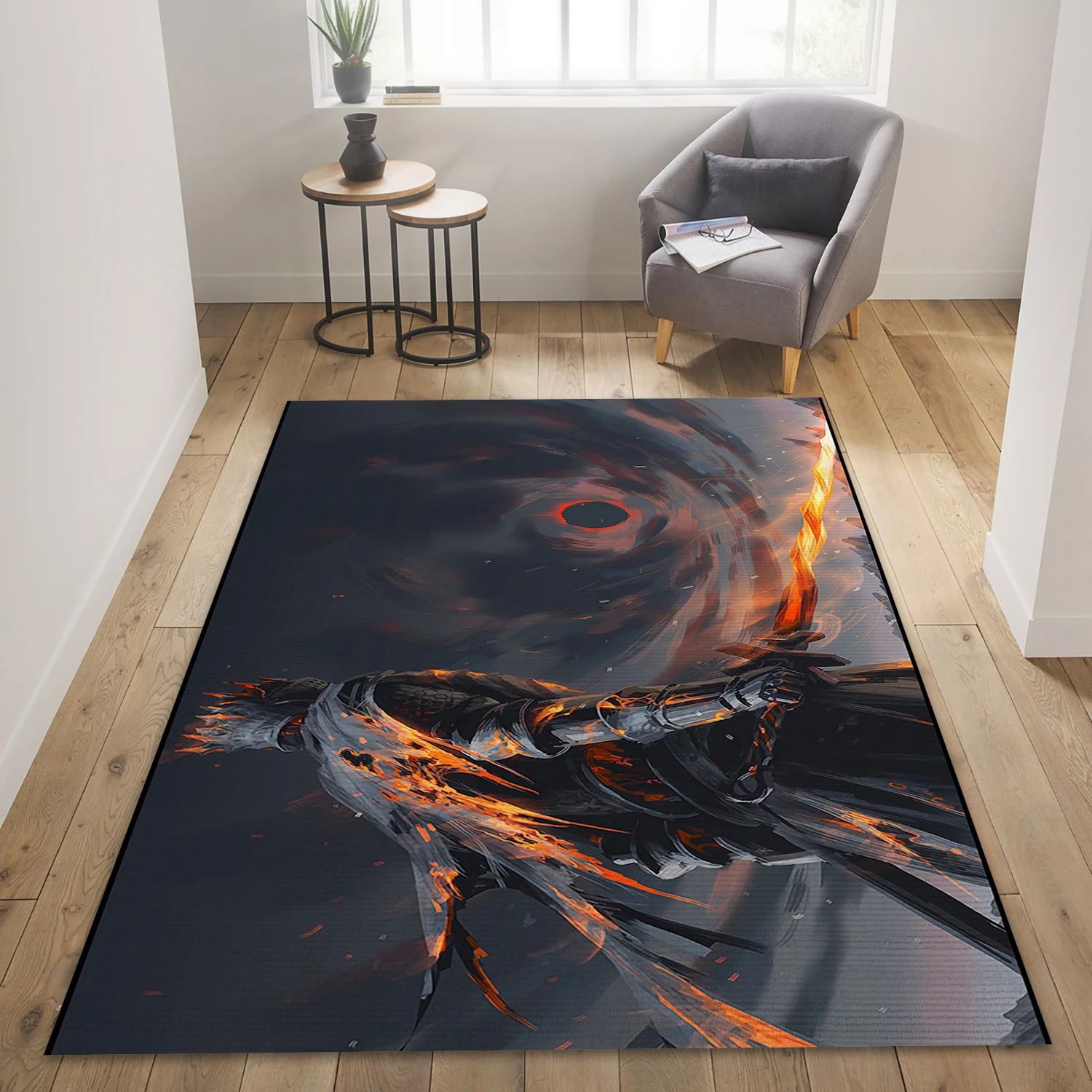 Soul Of Cinder Gaming Area Rug, Area Rug - Home Decor Floor Decor - Indoor Outdoor Rugs