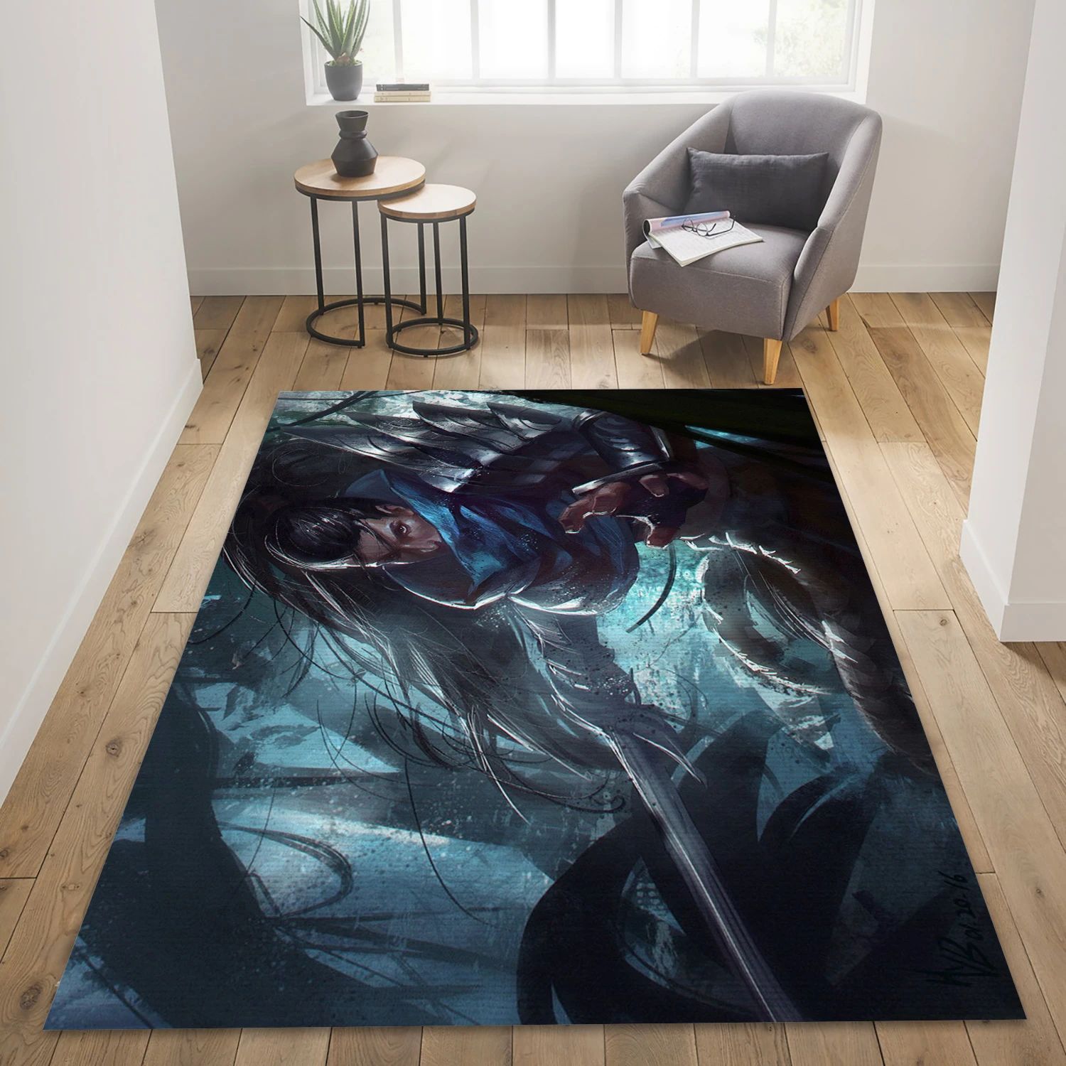 Yasuo League Of Legends Game Area Rug Carpet, Living Room Rug - US Decor - Indoor Outdoor Rugs