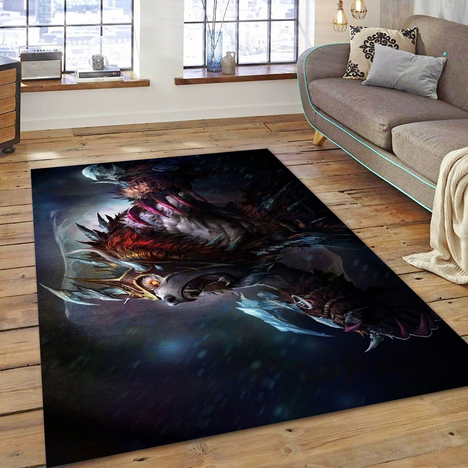 Dota 2 Video Game Area Rug For Christmas, Living Room Rug - Family Gift US Decor - Indoor Outdoor Rugs