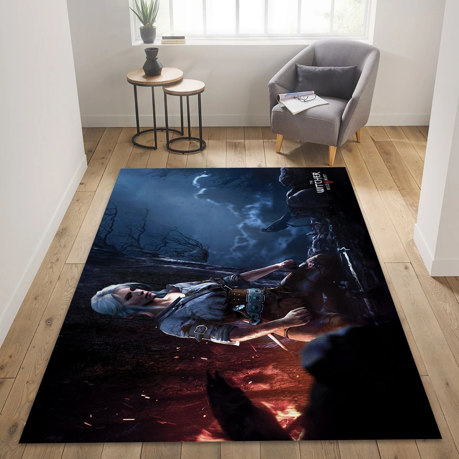 Ciri The Witcher Game Area Rug Carpet, Living Room Rug - Family Gift US Decor - Indoor Outdoor Rugs