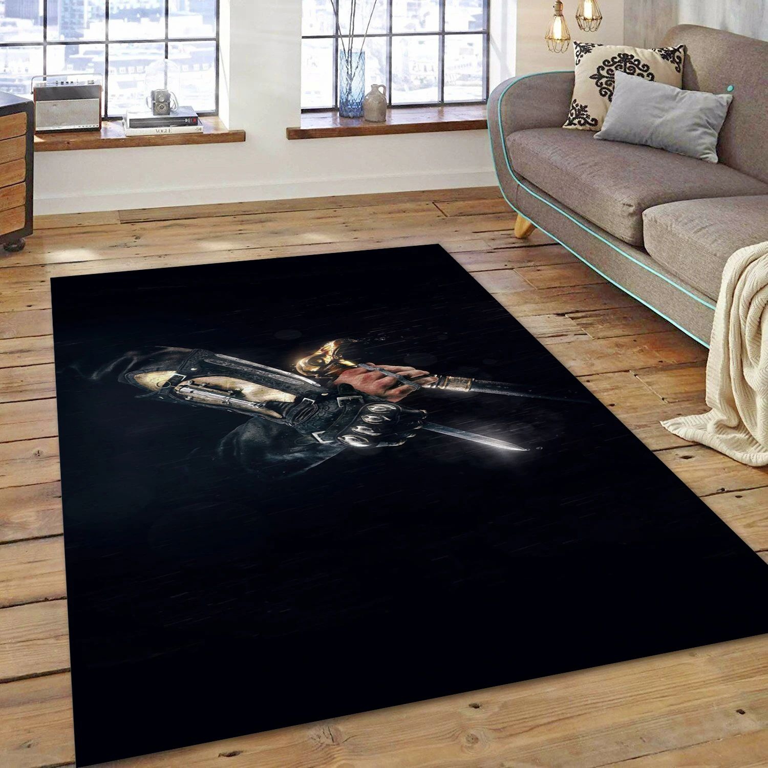 Assassins Creed Syndicate Gaming Area Rug, Bedroom Rug - Home Decor Floor Decor - Indoor Outdoor Rugs