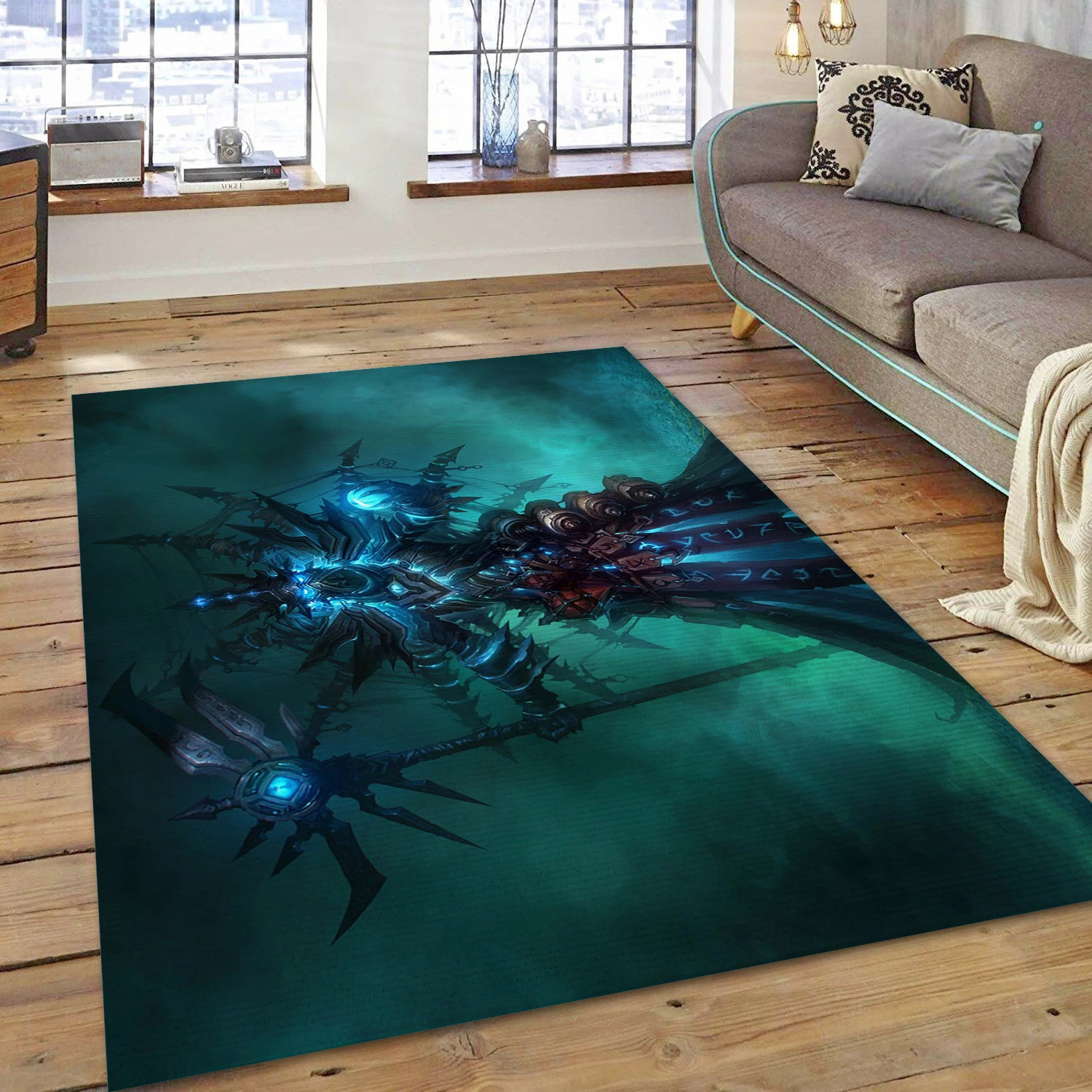 Slave Of Darkness Game Area Rug Carpet, Living Room Rug - Home Decor Floor Decor - Indoor Outdoor Rugs