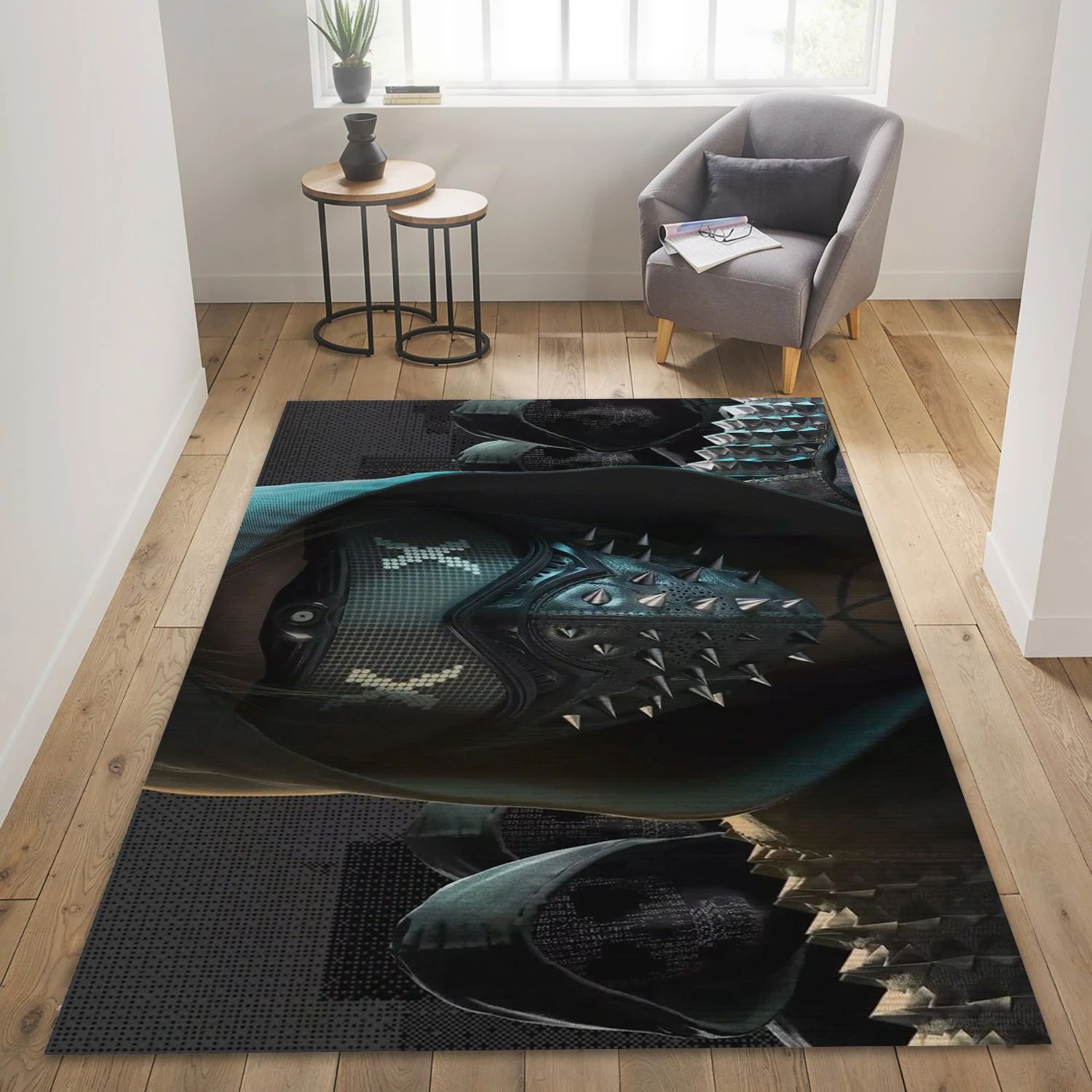 Watch Dogs 2 Video Game Reangle Rug, Area Rug - US Decor - Indoor Outdoor Rugs