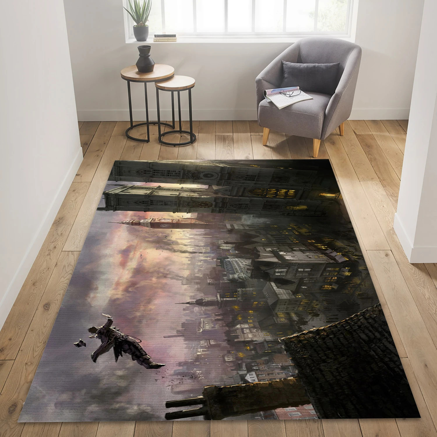 Assassins Creed Syndicate Video Game Reangle Rug, Living Room Rug - Family Gift US Decor - Indoor Outdoor Rugs