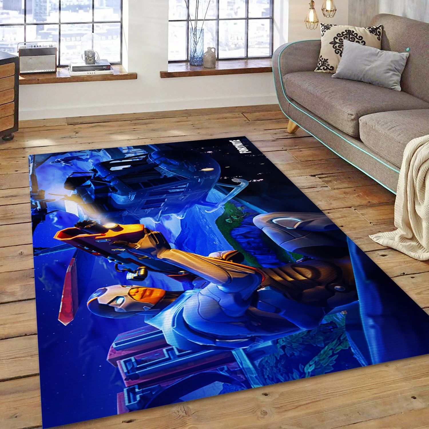 Season 4 Fortnite Skin Gaming Area Rug, Area Rug - Christmas Gift Decor - Indoor Outdoor Rugs