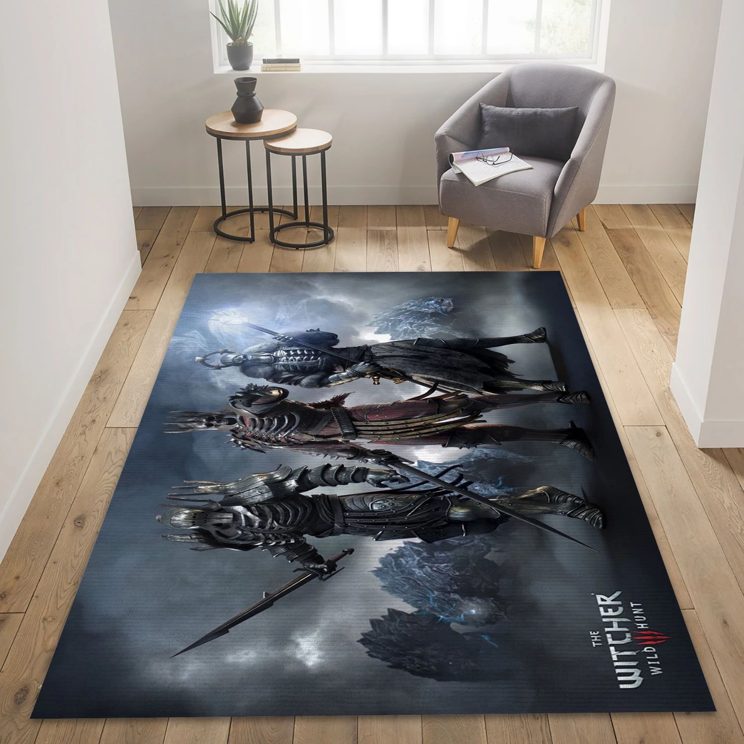 The Witcher 3 Wild Hunt Video Game Area Rug For Christmas, Bedroom Rug - US Decor - Indoor Outdoor Rugs