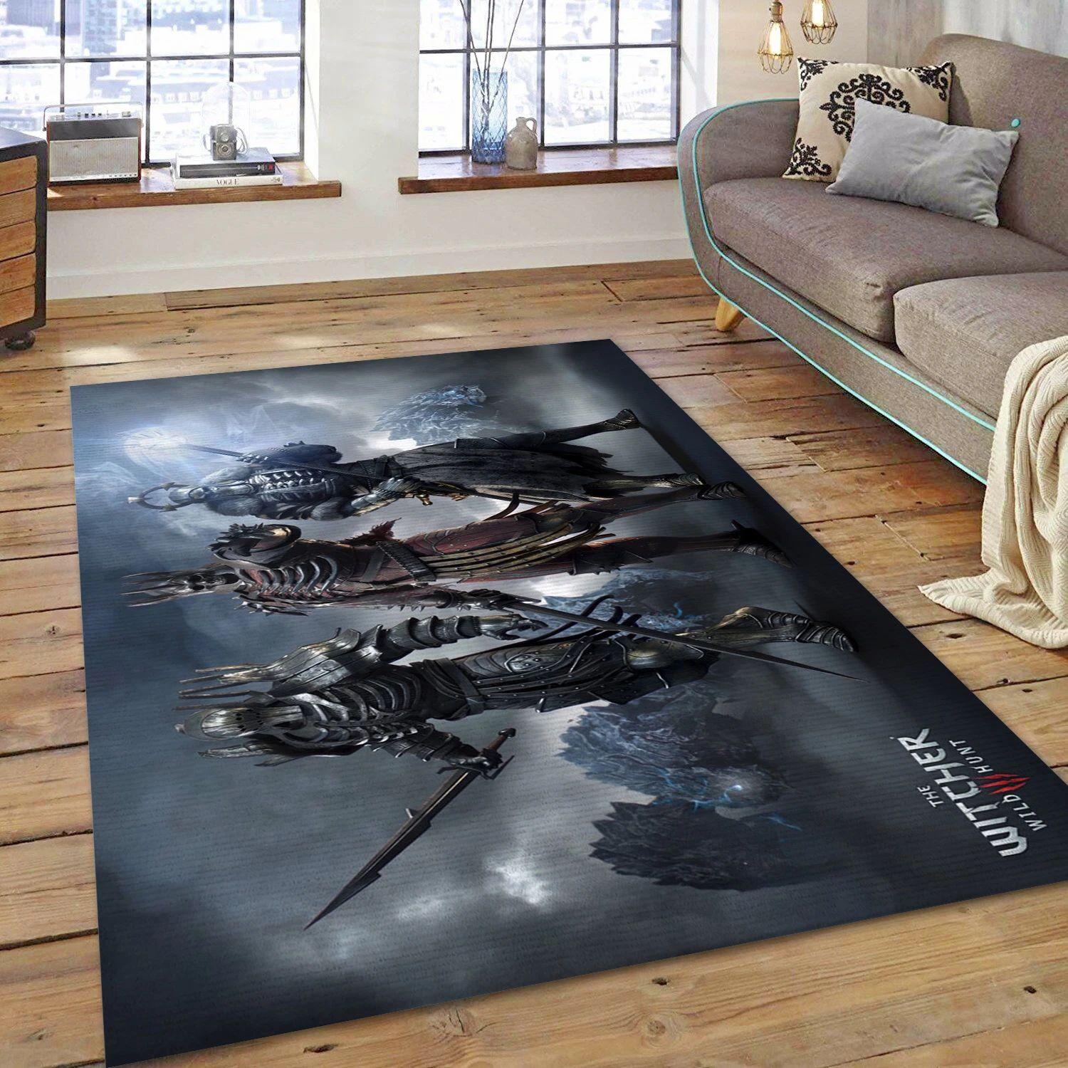 The Witcher 3 Wild Hunt Video Game Area Rug For Christmas, Bedroom Rug - US Decor - Indoor Outdoor Rugs