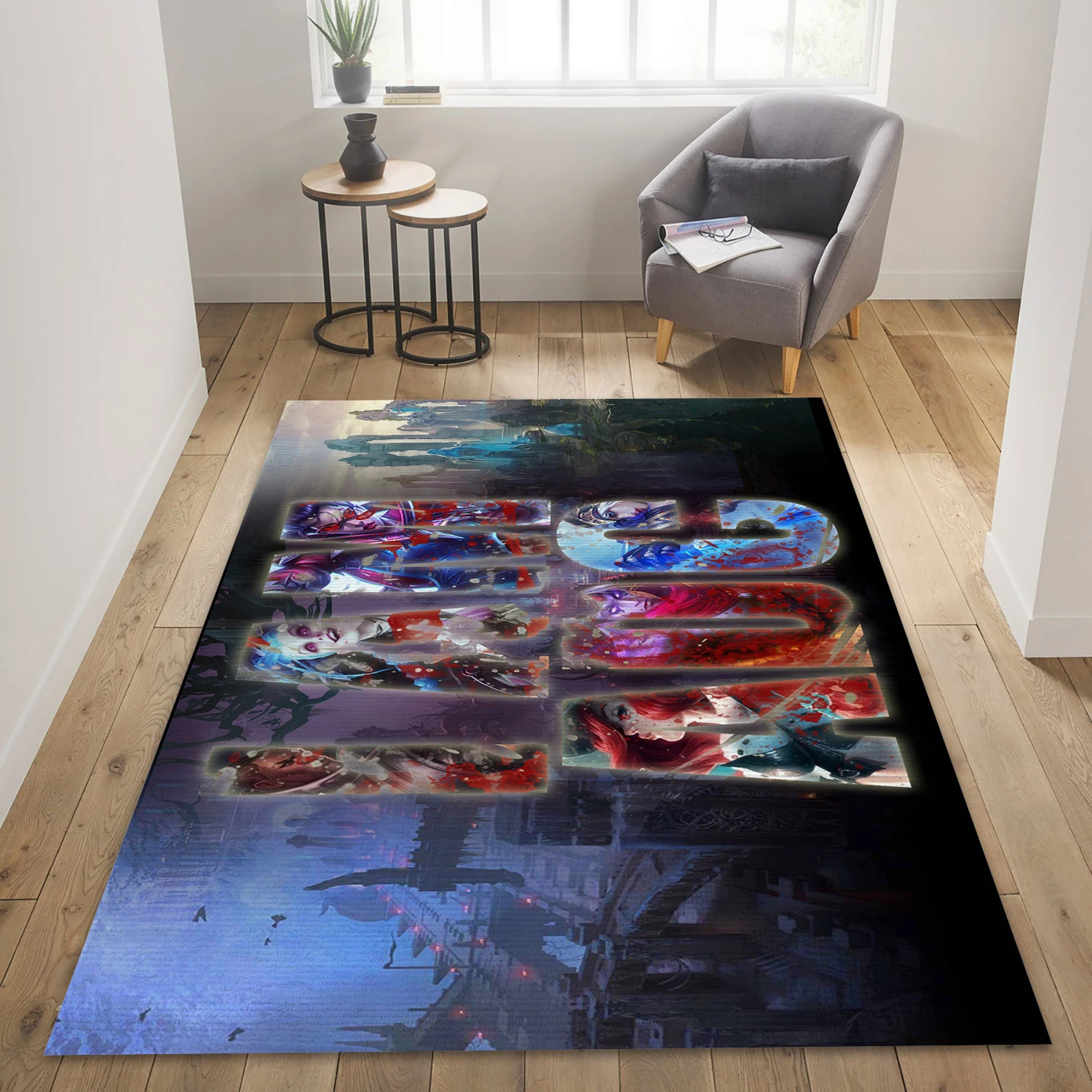 I Am Adc Video Game Reangle Rug, Area Rug - Home Decor Floor Decor - Indoor Outdoor Rugs