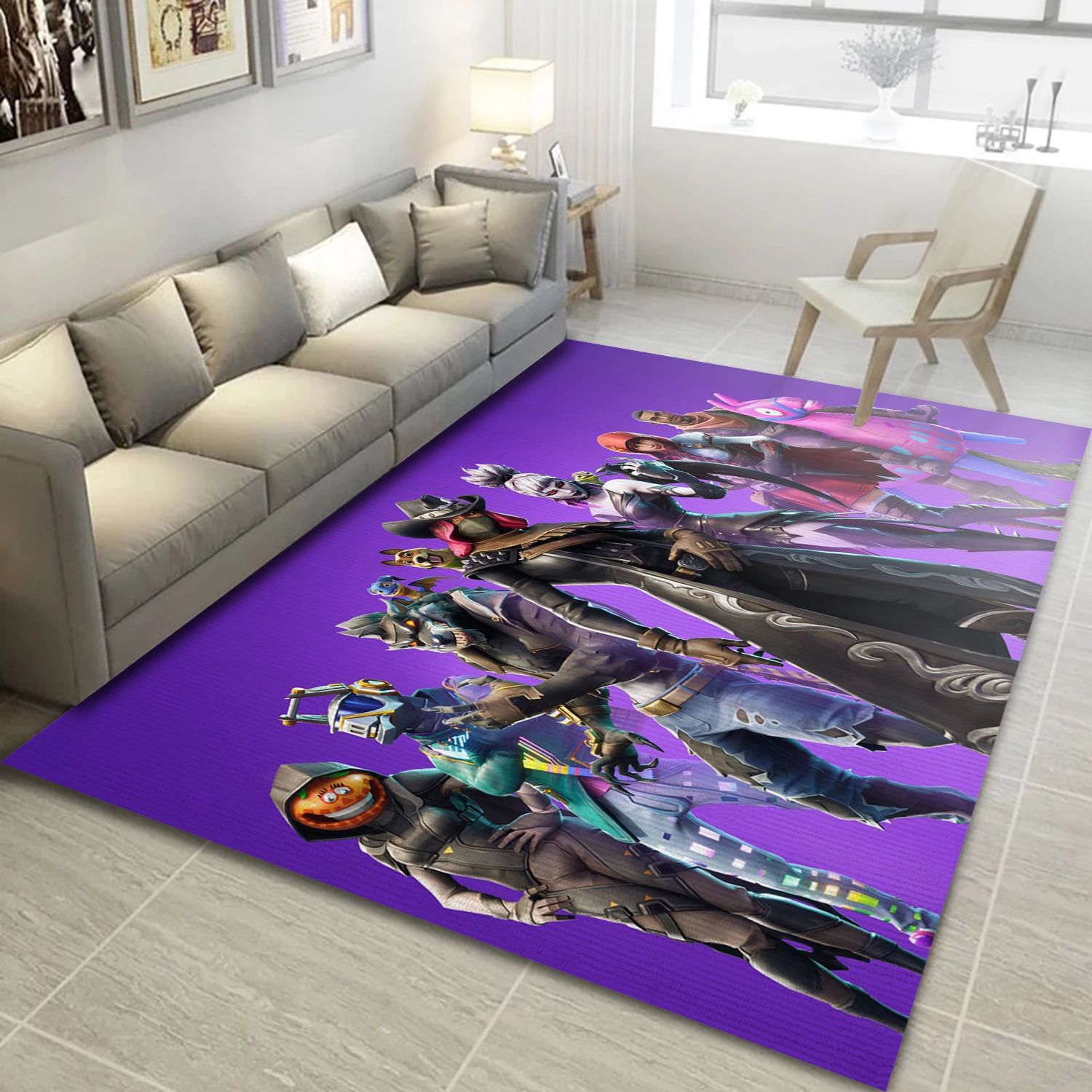 Fortnite Game Area Rug Carpet, Area Rug - US Decor - Indoor Outdoor Rugs