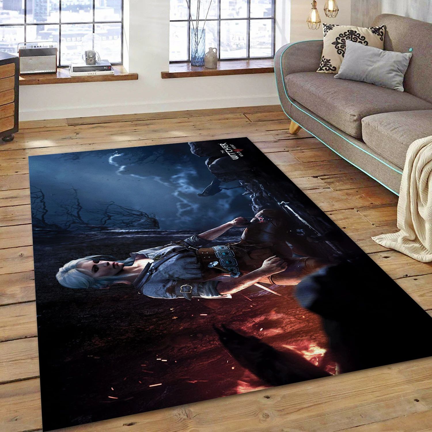 Ciri The Witcher Game Area Rug Carpet, Living Room Rug - Family Gift US Decor - Indoor Outdoor Rugs