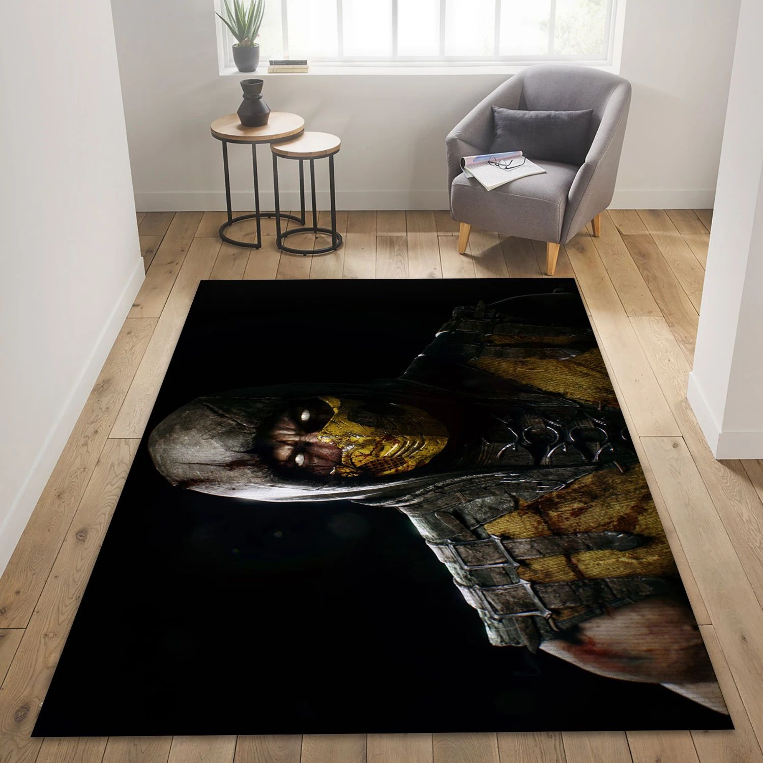 Mortal Kombat X Gaming Area Rug, Area Rug - Home Decor Floor Decor - Indoor Outdoor Rugs