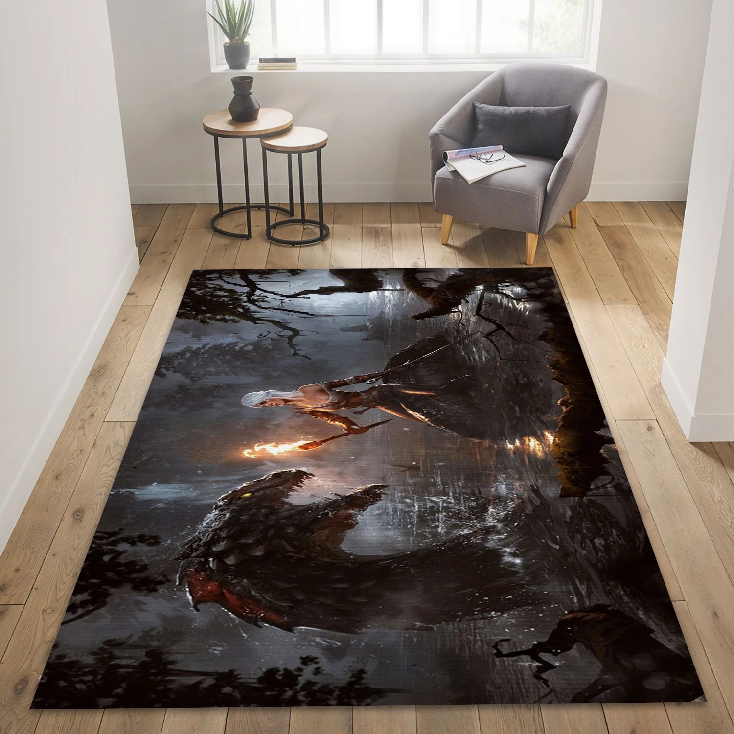 Ciri The Witcher Game Area Rug Carpet, Bedroom Rug - Family Gift US Decor - Indoor Outdoor Rugs