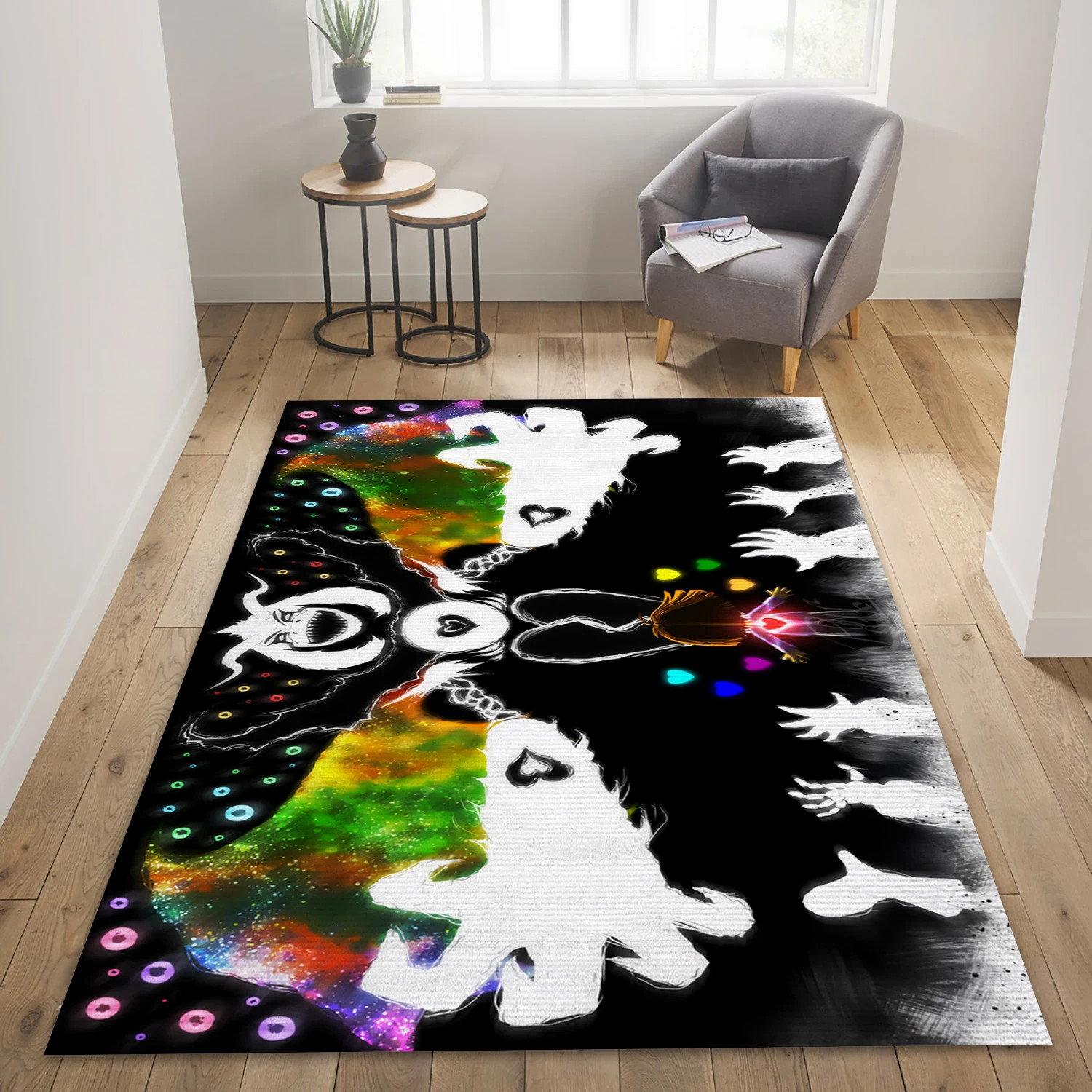 Save The World His Theme Gaming Area Rug, Living Room Rug - US Decor - Indoor Outdoor Rugs