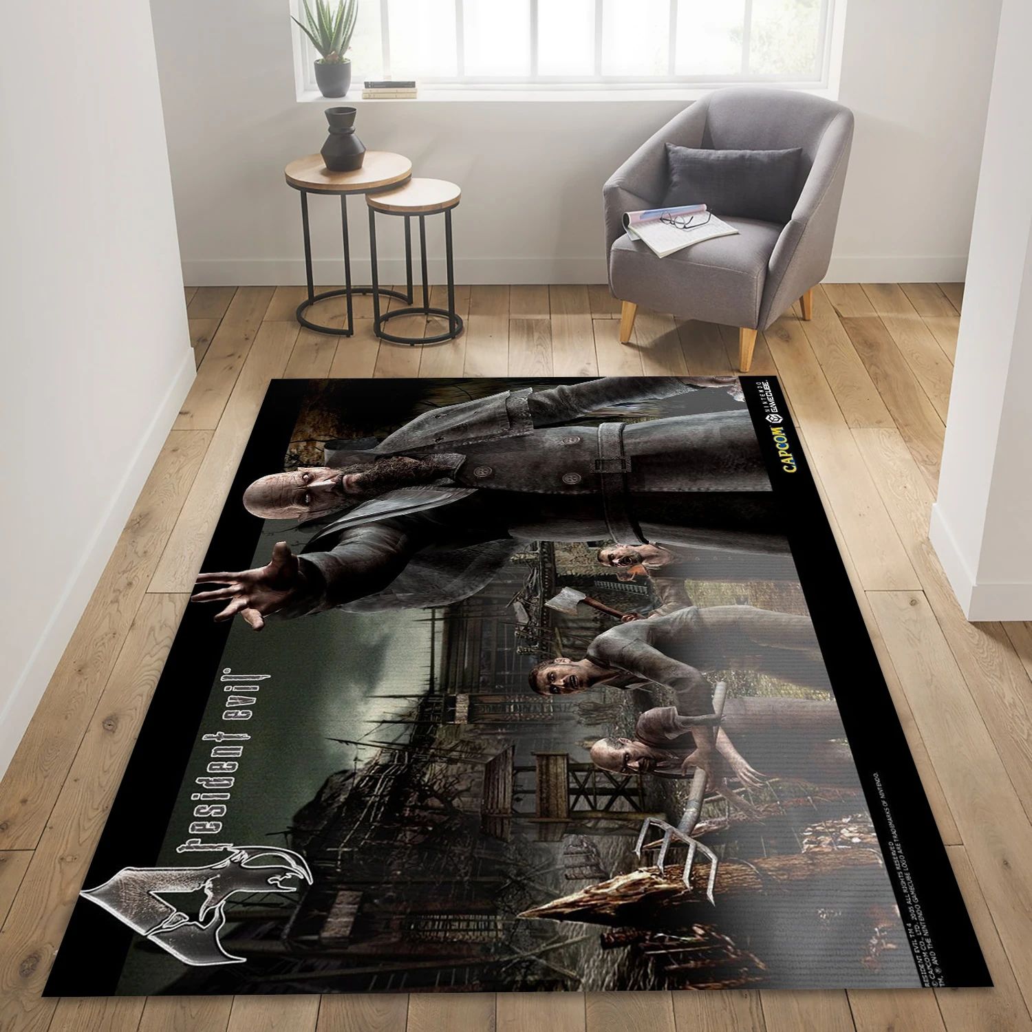 Resident Evil 923 Video Game Area Rug For Christmas, Living Room Rug - Christmas Gift Decor - Indoor Outdoor Rugs