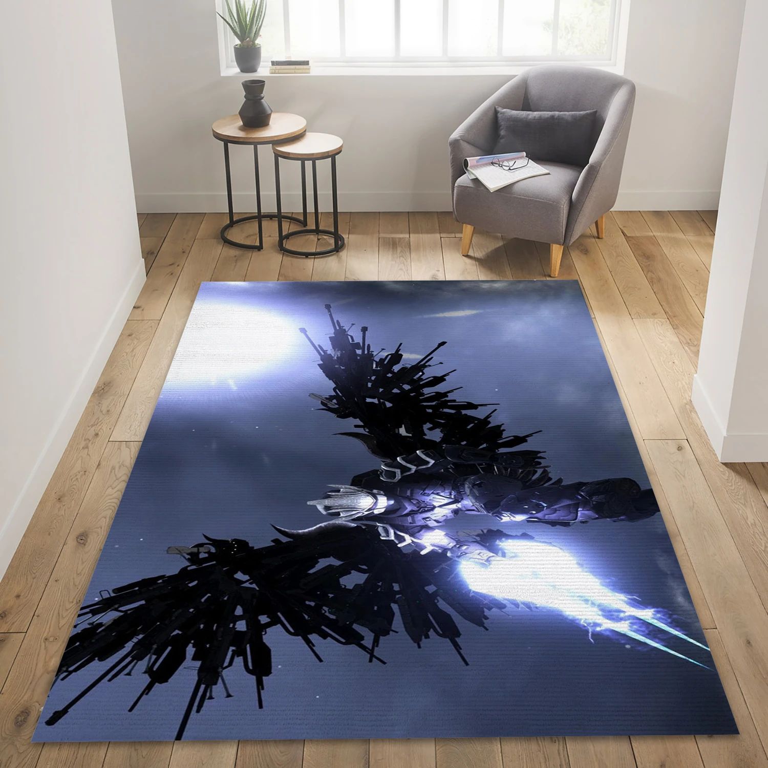 Halo Video Game Reangle Rug, Living Room Rug - Family Gift US Decor - Indoor Outdoor Rugs