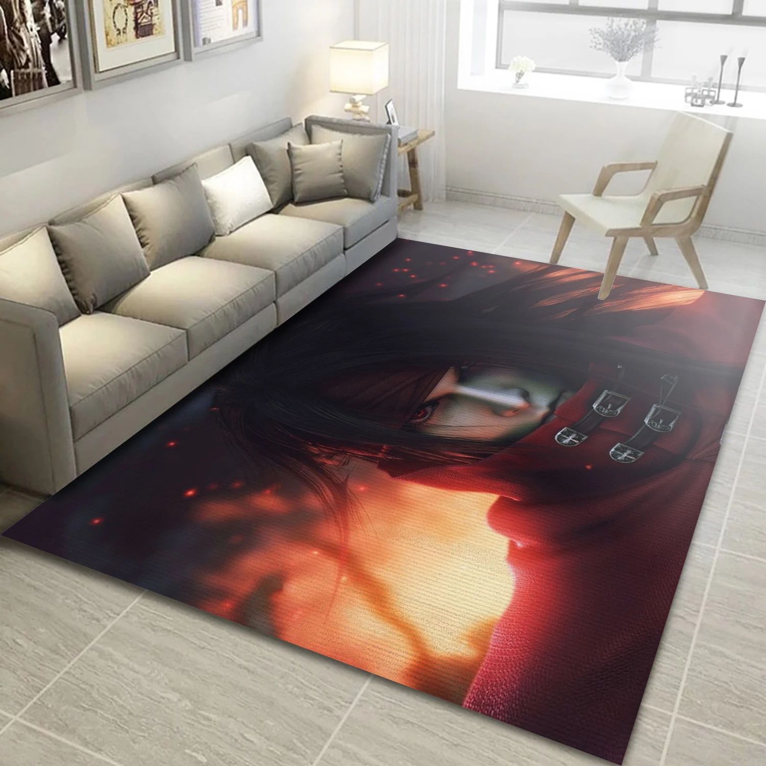 Vincent Video Game Area Rug For Christmas, Bedroom Rug - Home Decor Floor Decor - Indoor Outdoor Rugs