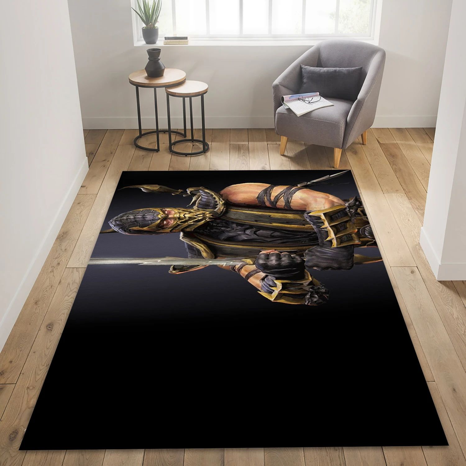 Mortal Kombat Game Area Rug Carpet, Area Rug - Home Decor Floor Decor - Indoor Outdoor Rugs