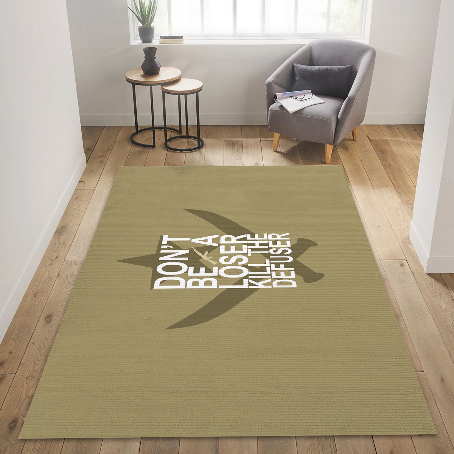 Counter Strike Global Offensive Game Area Rug Carpet, Bedroom Rug - Family Gift US Decor - Indoor Outdoor Rugs