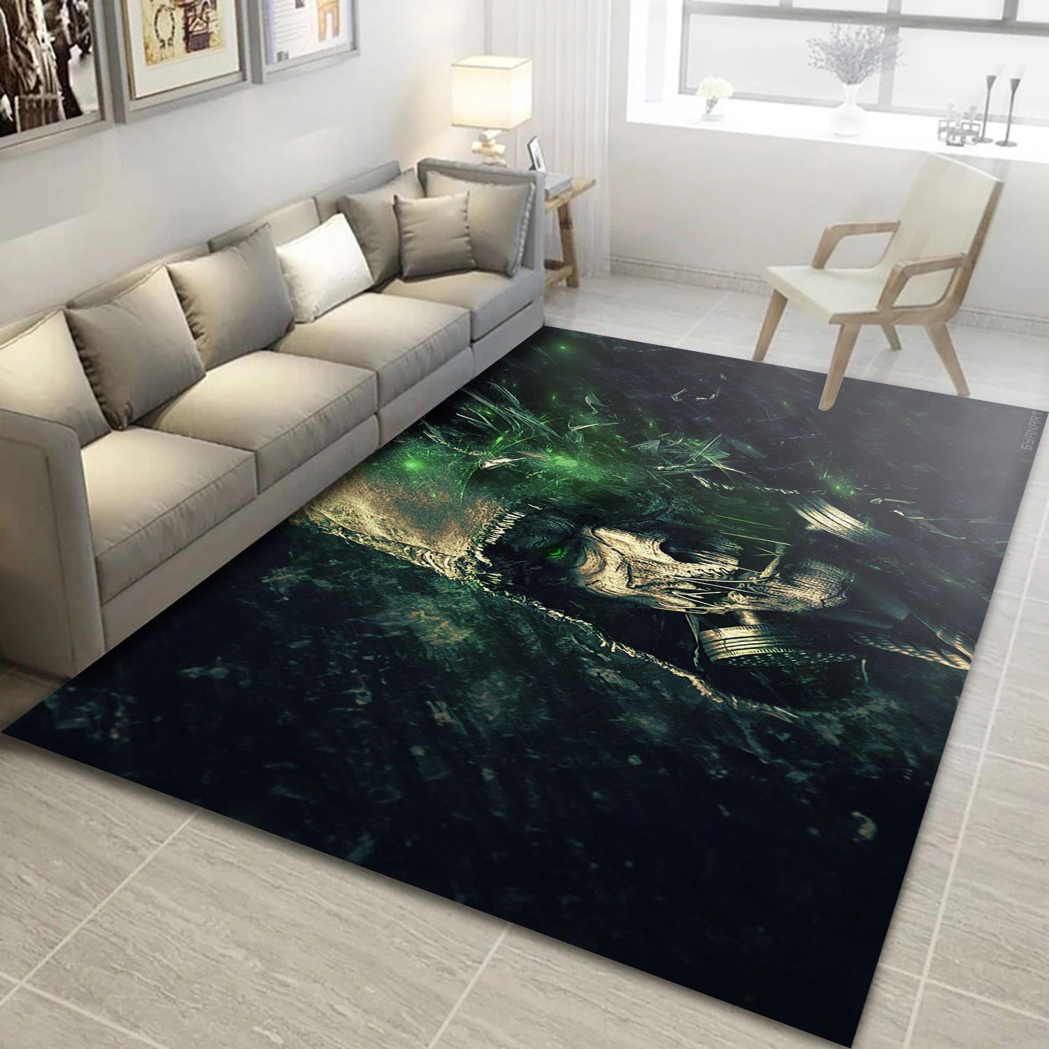 Scarecrow Video Game Reangle Rug, Living Room Rug - Home Decor Floor Decor - Indoor Outdoor Rugs