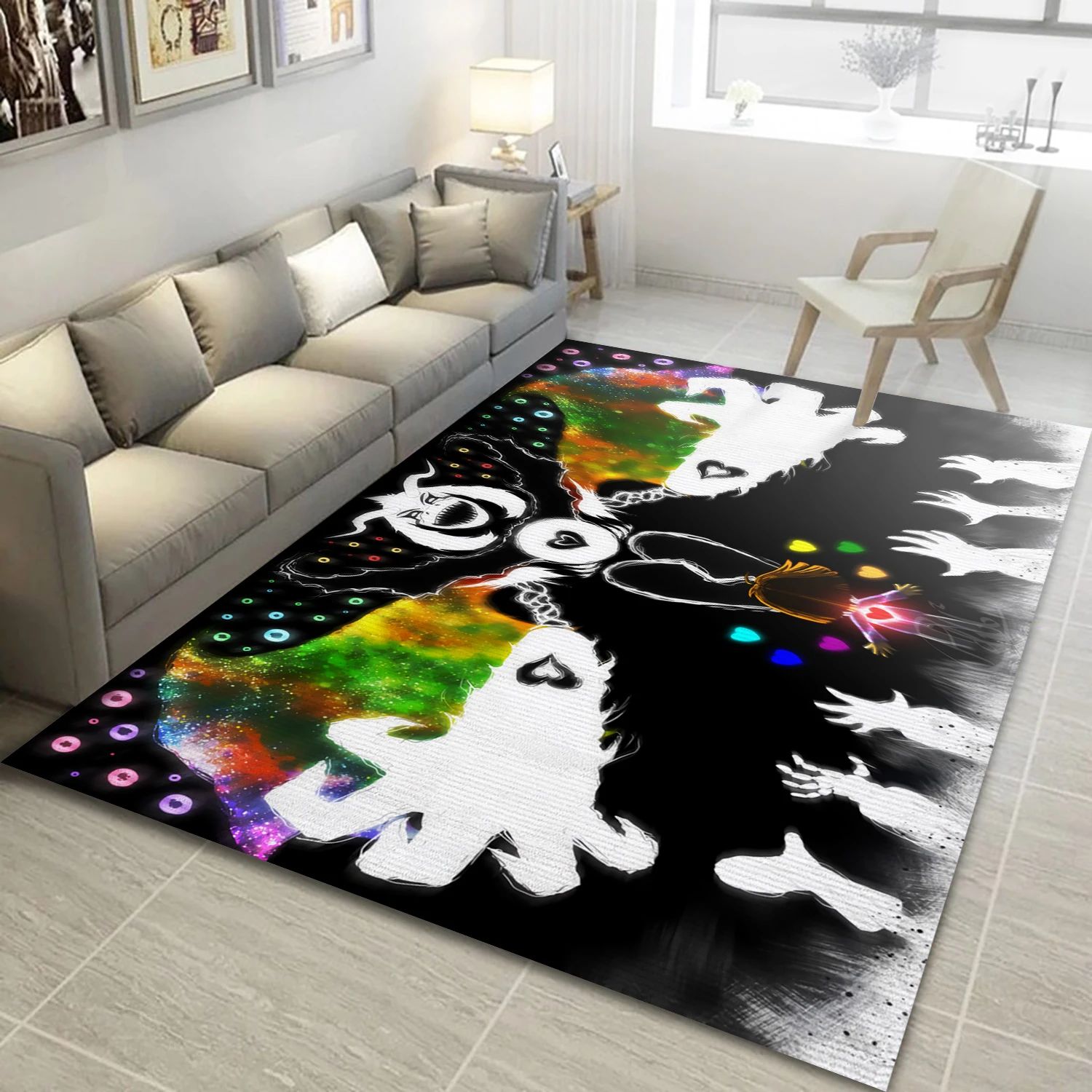 Save The World His Theme Gaming Area Rug, Living Room Rug - US Decor - Indoor Outdoor Rugs