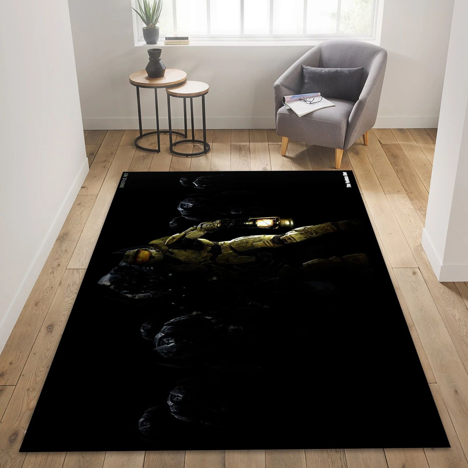 Halo Video Game Area Rug Area, Living Room Rug - Home Decor Floor Decor - Indoor Outdoor Rugs