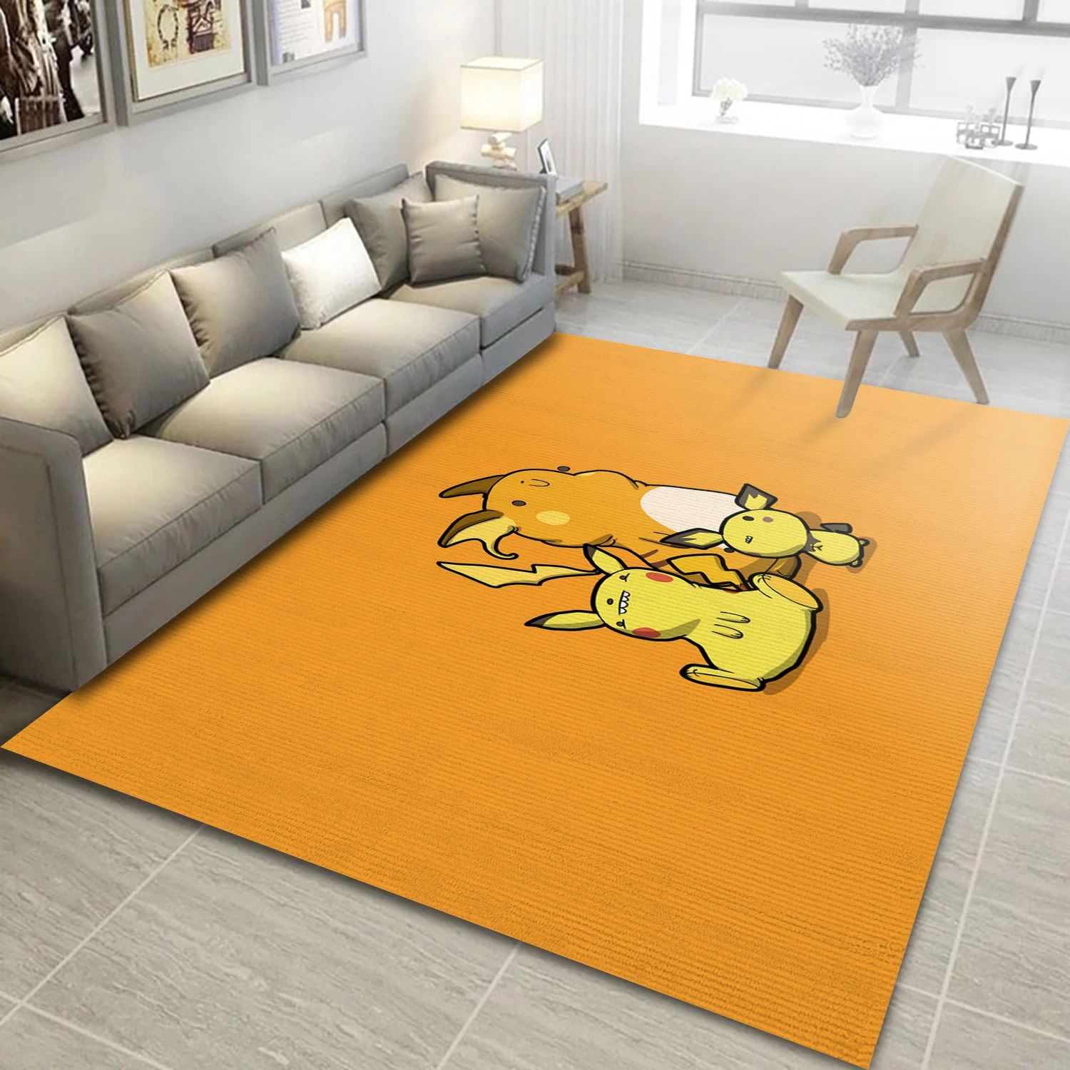 Derp Pokemon Collection Video Game Area Rug Area, Bedroom Rug - Christmas Gift Decor - Indoor Outdoor Rugs