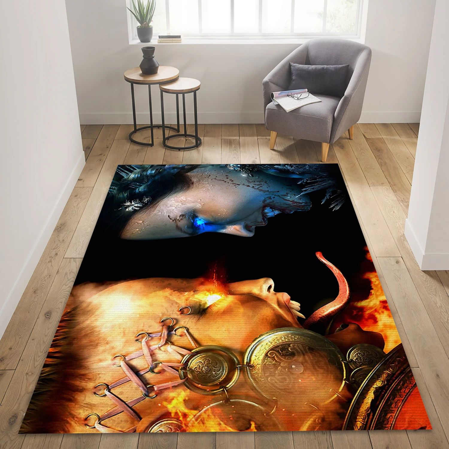 Elements In Opposition Video Game Area Rug Area, Bedroom Rug - Christmas Gift Decor - Indoor Outdoor Rugs