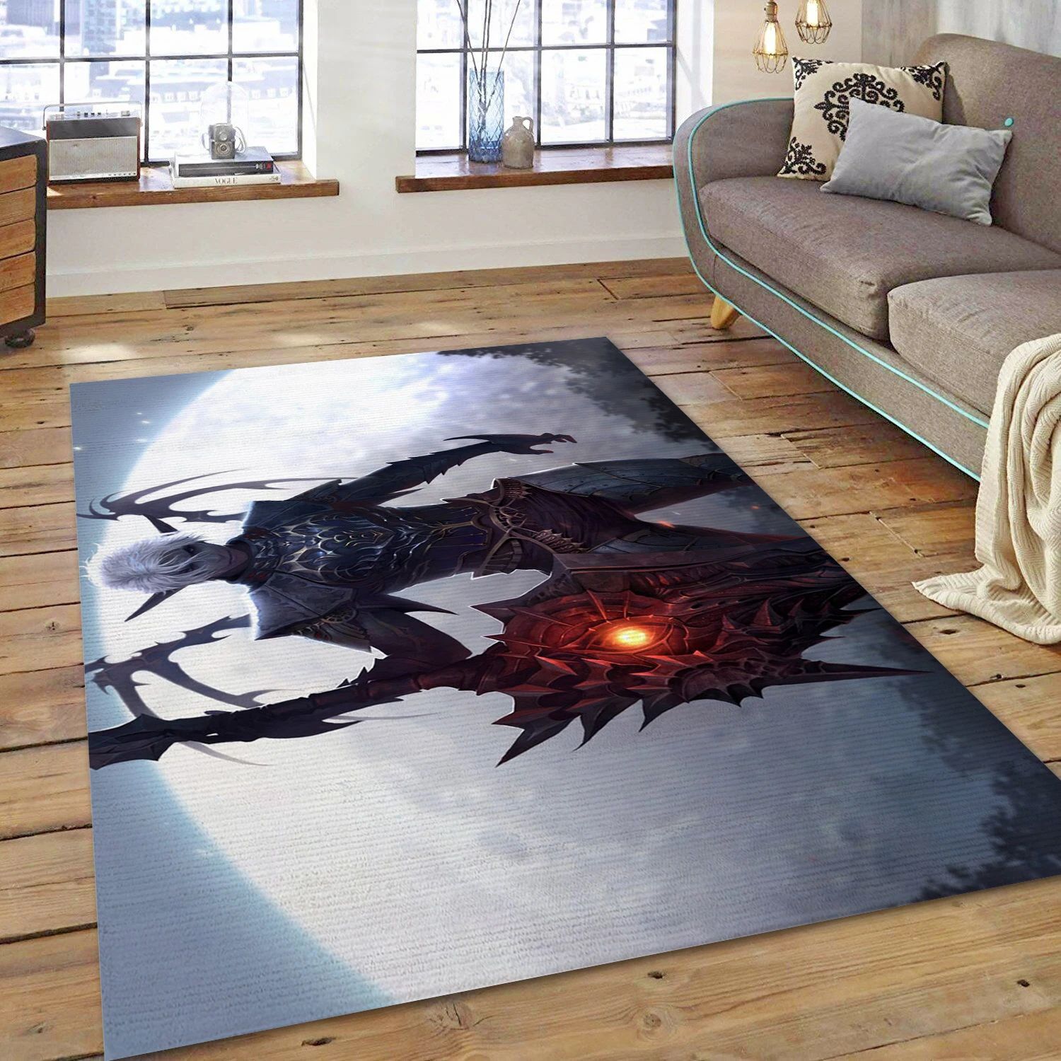 Path Of Blood Video Game Area Rug Area, Area Rug - Family Gift US Decor - Indoor Outdoor Rugs