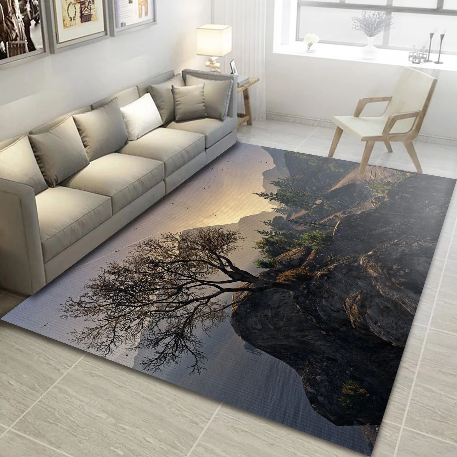 Grand Theft Auto V Gaming Area Rug, Living Room Rug - Home Decor Floor Decor - Indoor Outdoor Rugs