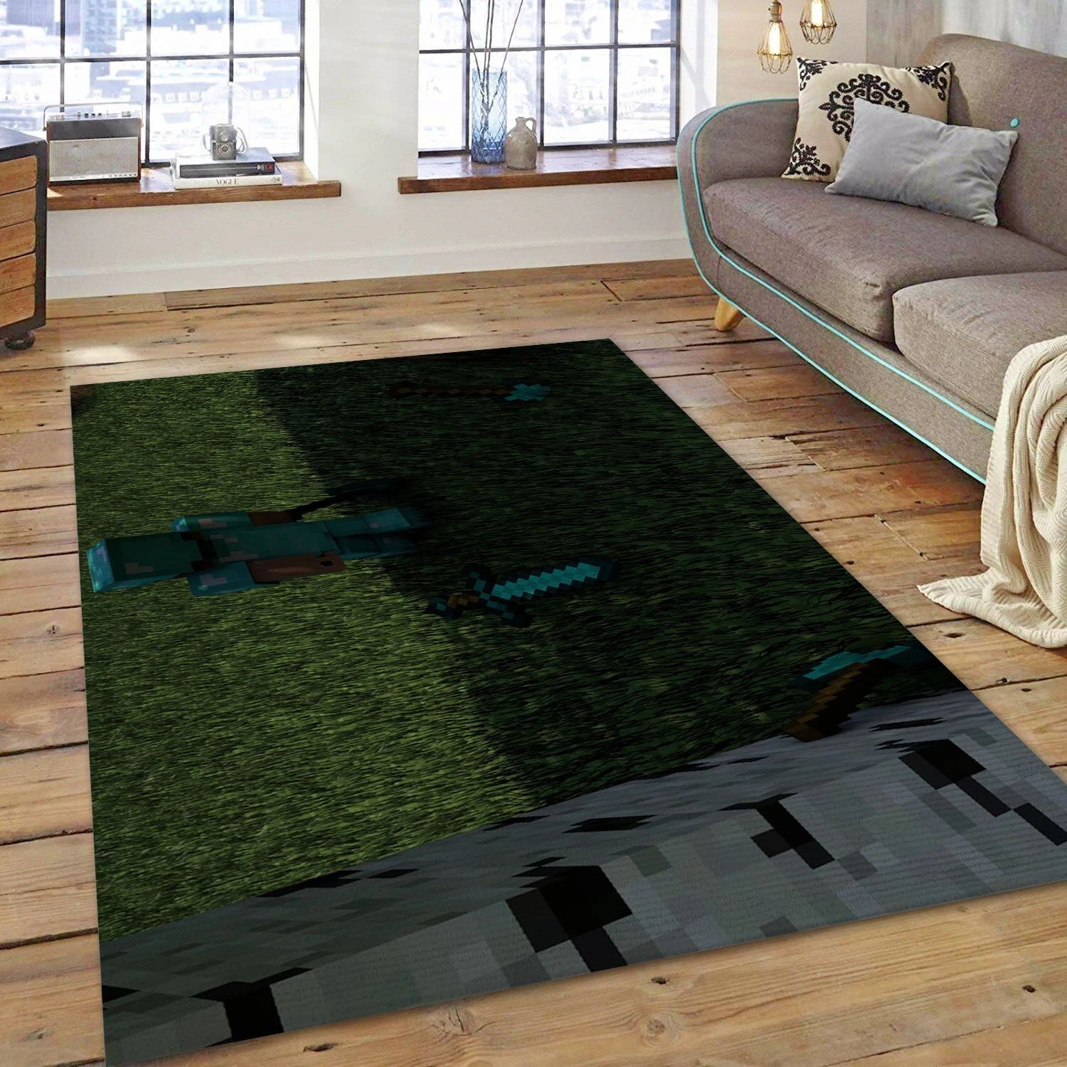 Your Forgotten Worlds Gaming Area Rug, Area Rug - US Decor - Indoor Outdoor Rugs