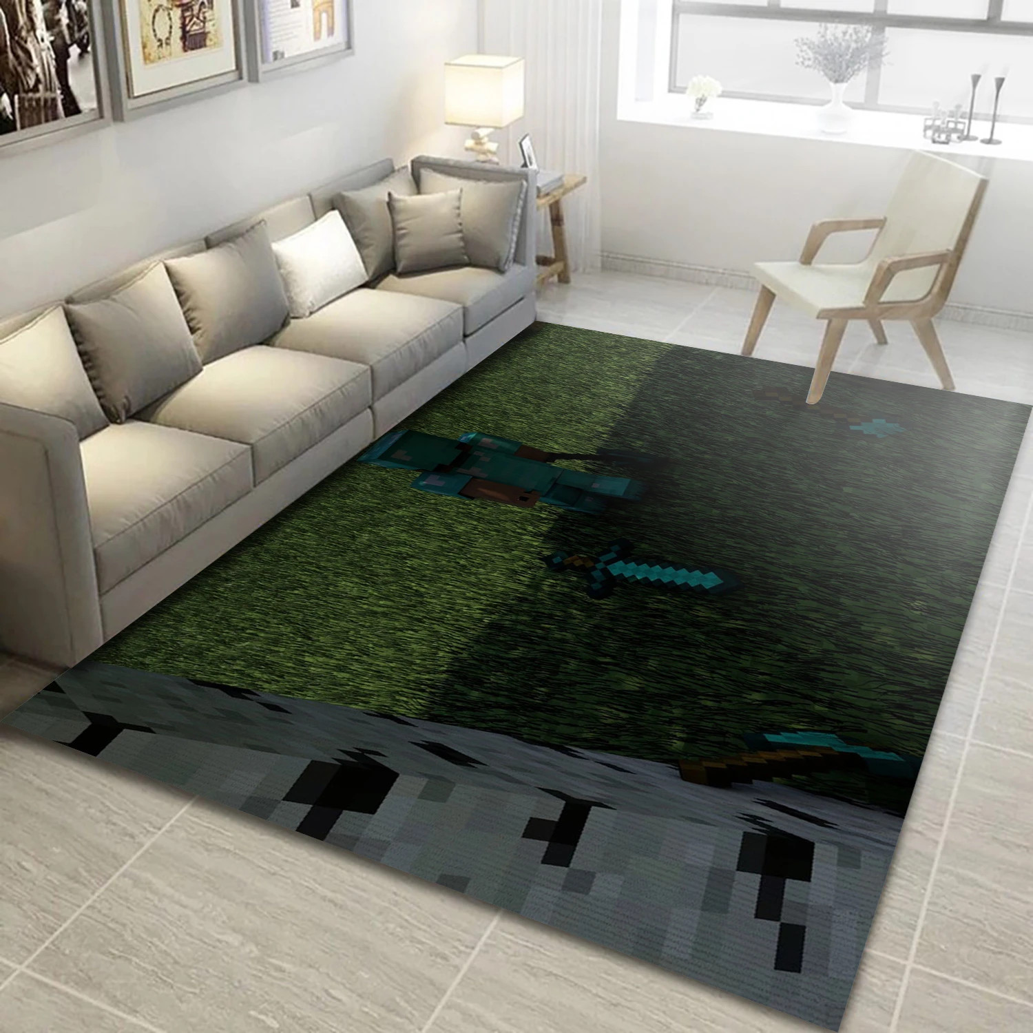 Your Forgotten Worlds Gaming Area Rug, Area Rug - US Decor - Indoor Outdoor Rugs