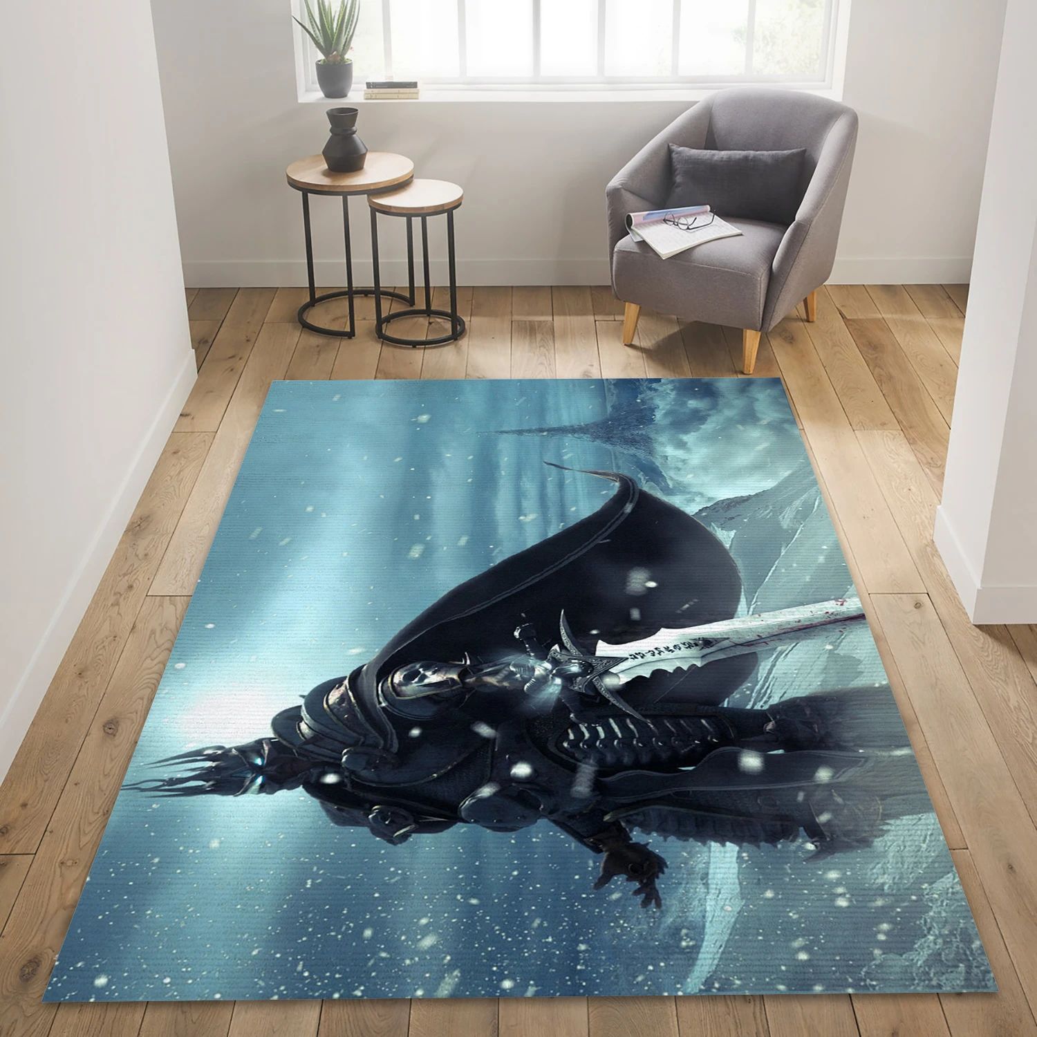 Arthas Video Game Reangle Rug, Area Rug - Christmas Gift Decor - Indoor Outdoor Rugs