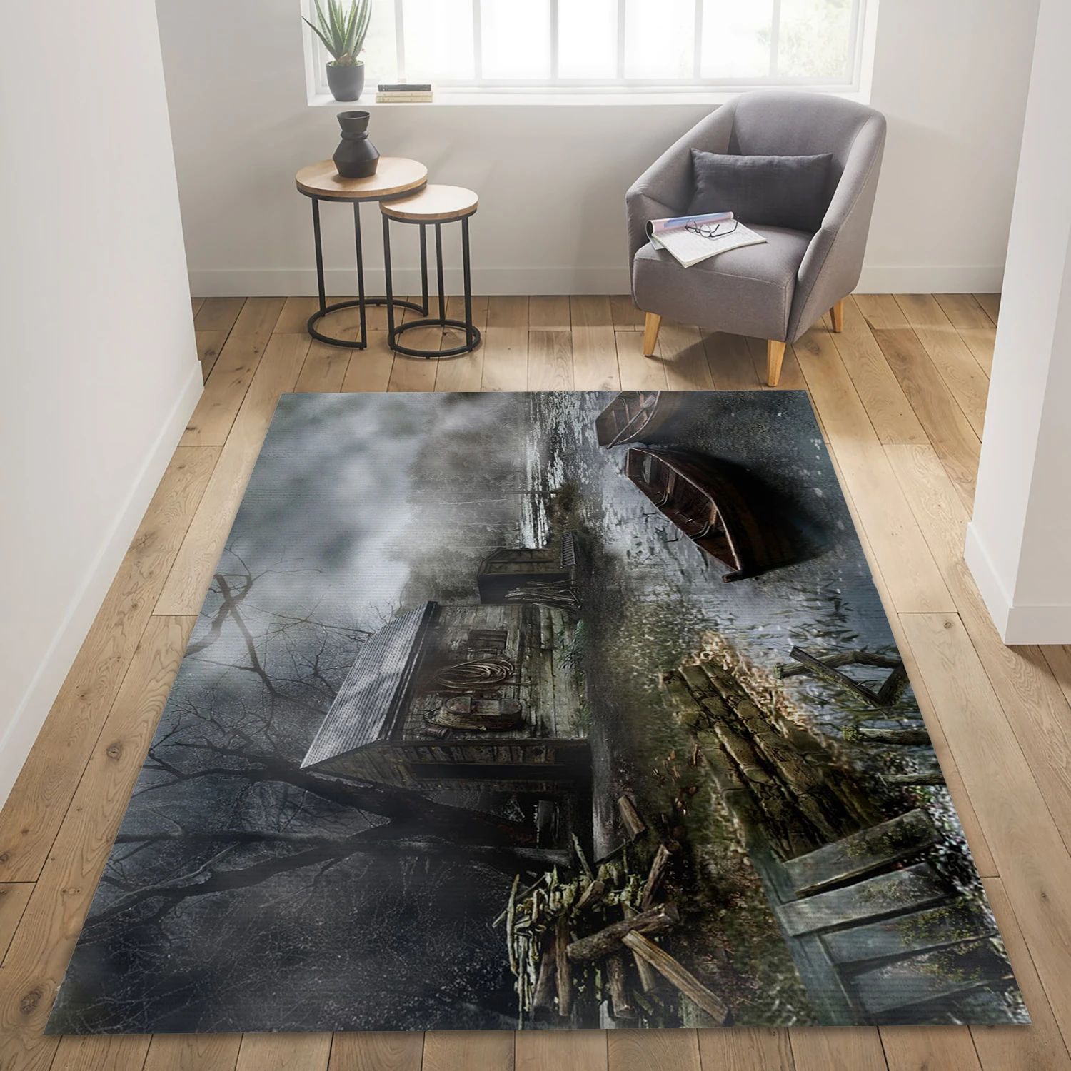 Resident Evil 822 Video Game Area Rug Area, Area Rug - Christmas Gift Decor - Indoor Outdoor Rugs