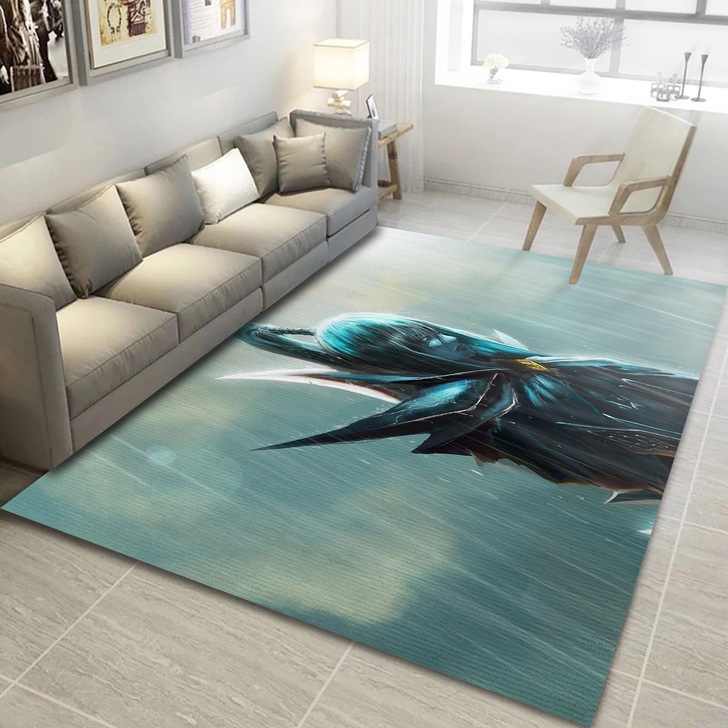 Dota 833 Video Game Area Rug Area, Bedroom Rug - Family Gift US Decor - Indoor Outdoor Rugs