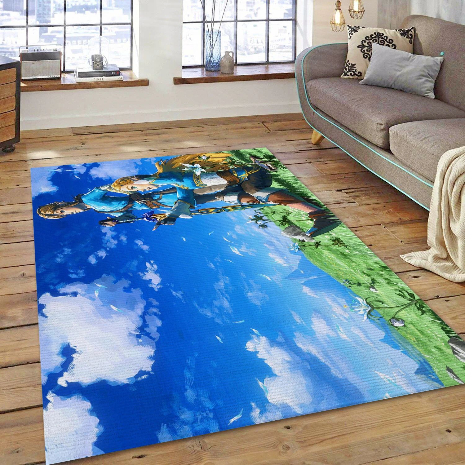 Zelda Video Game Area Rug For Christmas, Area Rug - Family Gift US Decor - Indoor Outdoor Rugs