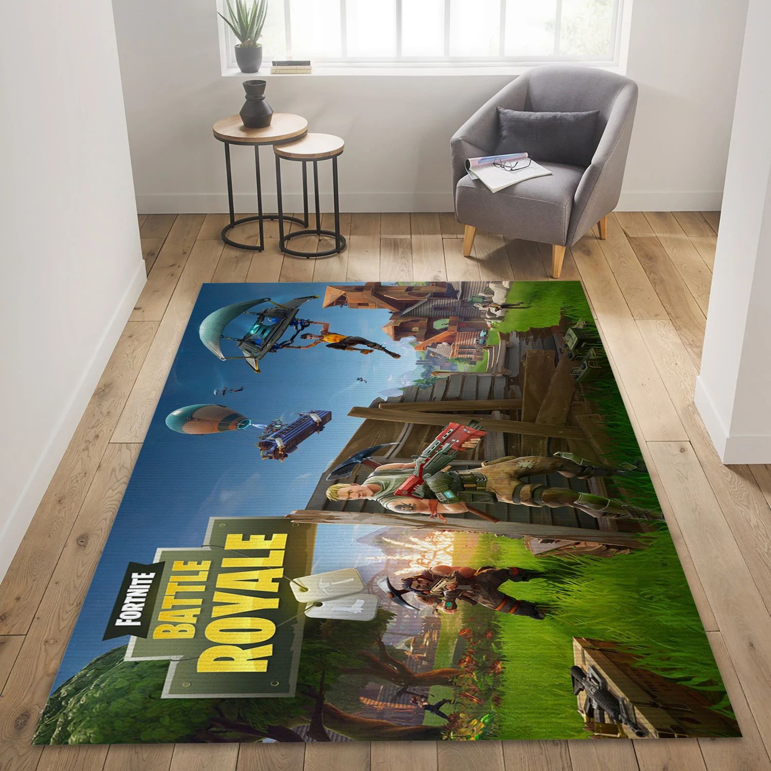 Fortnite Loading Screen Video Game Area Rug For Christmas, Area Rug - US Decor - Indoor Outdoor Rugs