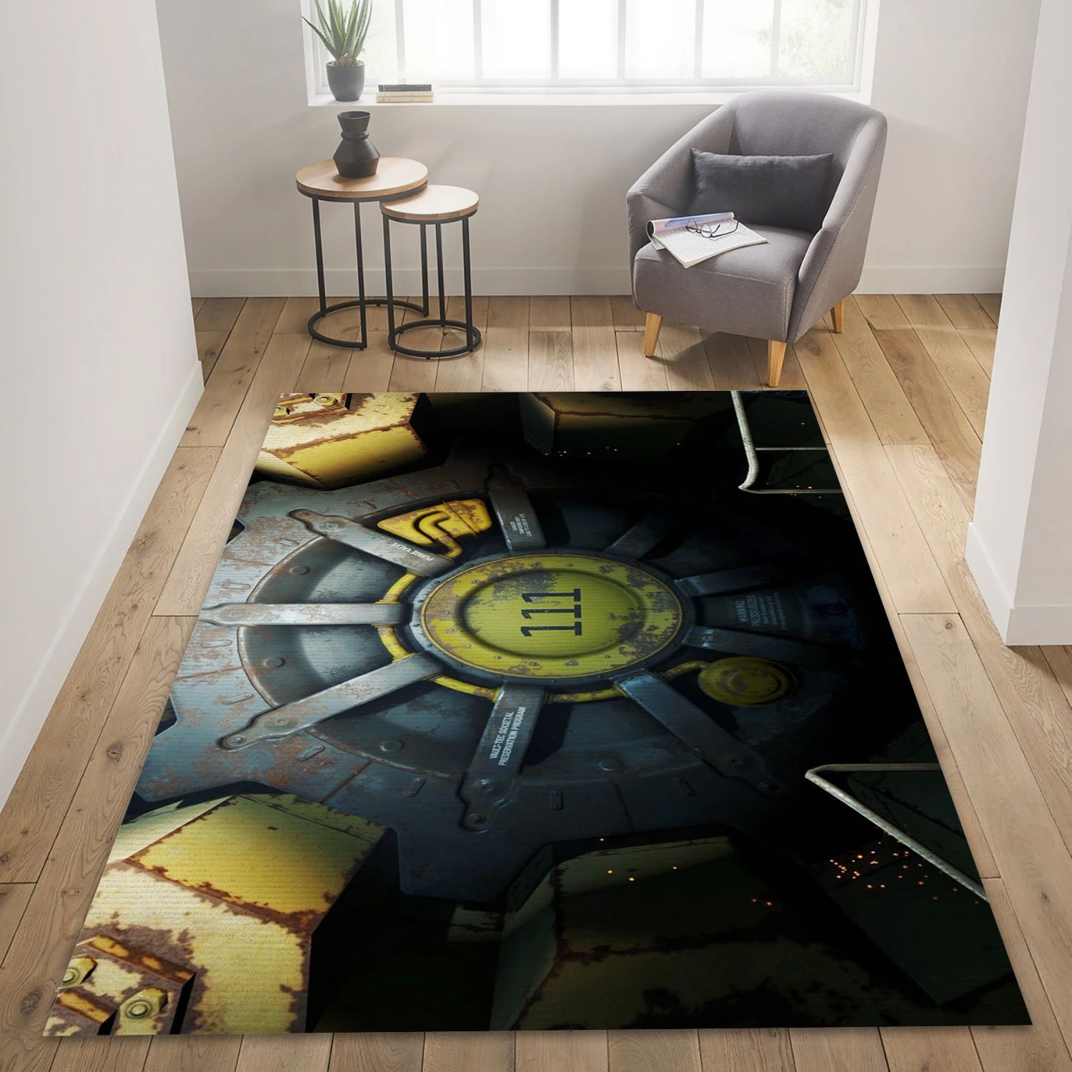 Fallout 1032 Video Game Area Rug Area, Living Room Rug - Family Gift US Decor - Indoor Outdoor Rugs