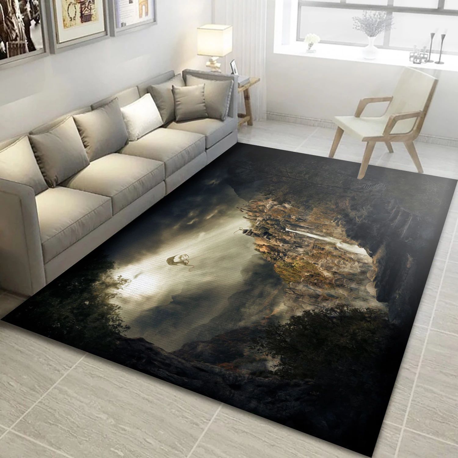 The Elder Scrolls Video Game Area Rug For Christmas, Bedroom Rug - Family Gift US Decor - Indoor Outdoor Rugs