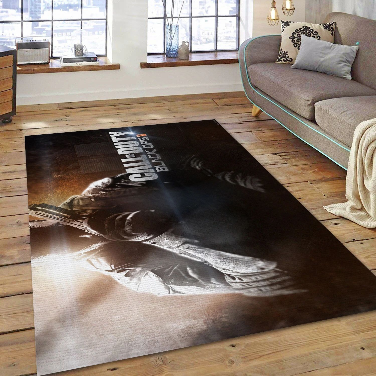 Call Of Duty Black Ops 2 Video Game Area Rug Area, Living Room Rug - Home Decor Floor Decor - Indoor Outdoor Rugs