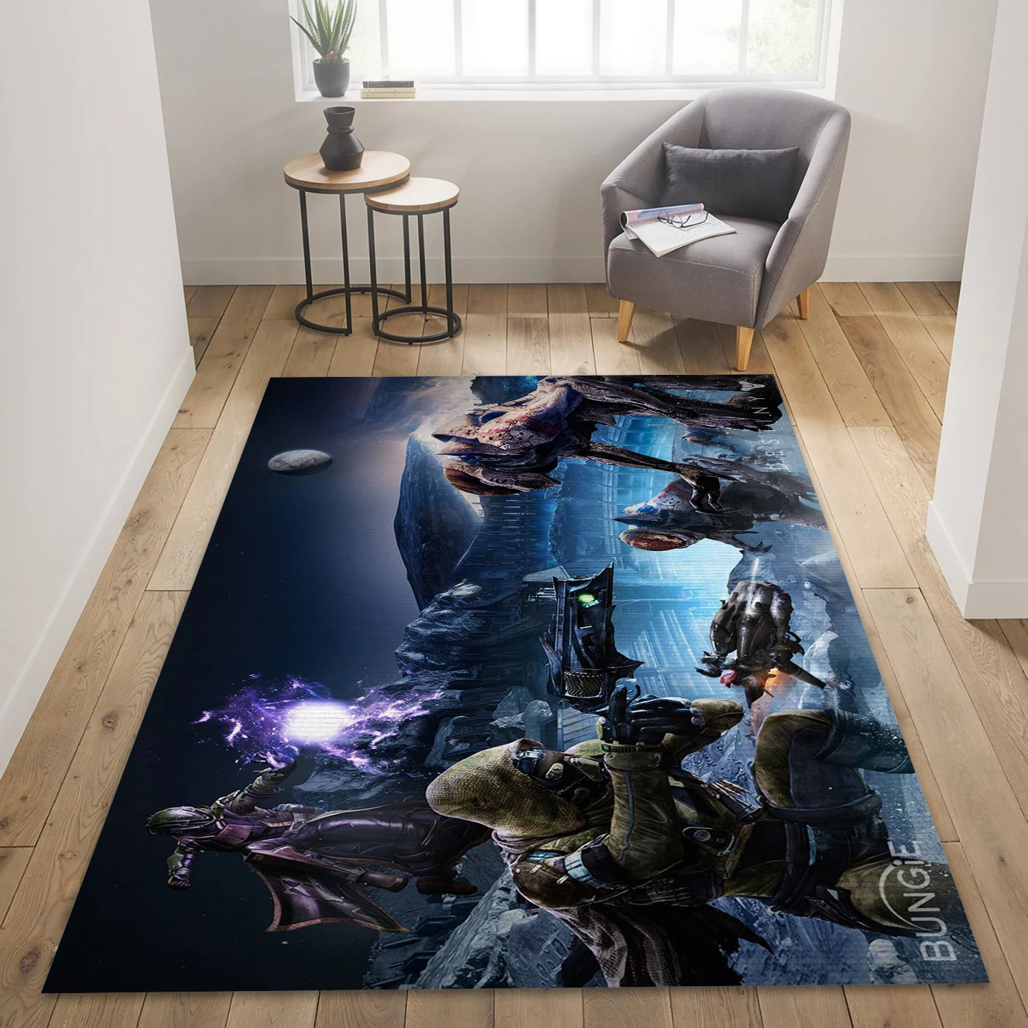 Thrall Attack Video Game Area Rug Area, Bedroom Rug - Family Gift US Decor - Indoor Outdoor Rugs