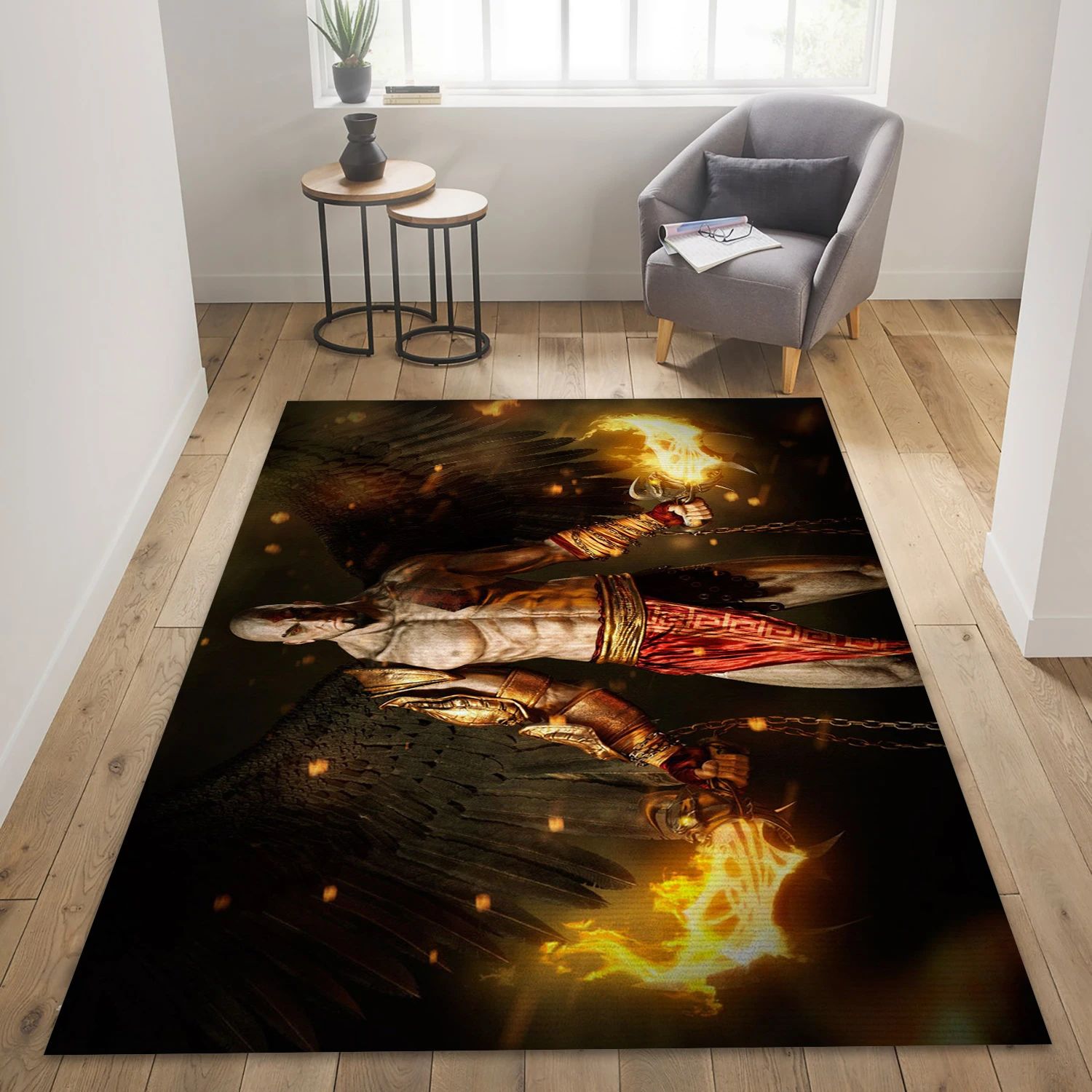 God Of War Game Area Rug Carpet, Area Rug - Christmas Gift Decor - Indoor Outdoor Rugs