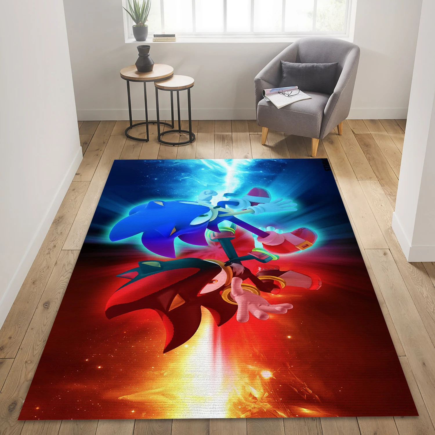 Sonic Adventure 2 Video Game Area Rug Area, Area Rug - Christmas Gift Decor - Indoor Outdoor Rugs