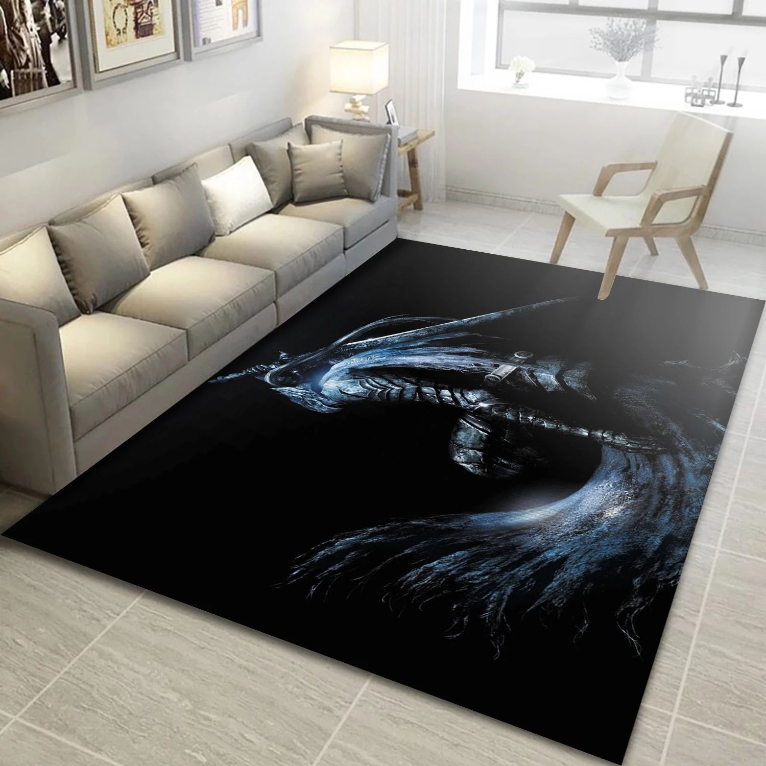 Artorias Dark Souls Video Game Area Rug Area, Area Rug - Family Gift US Decor - Indoor Outdoor Rugs