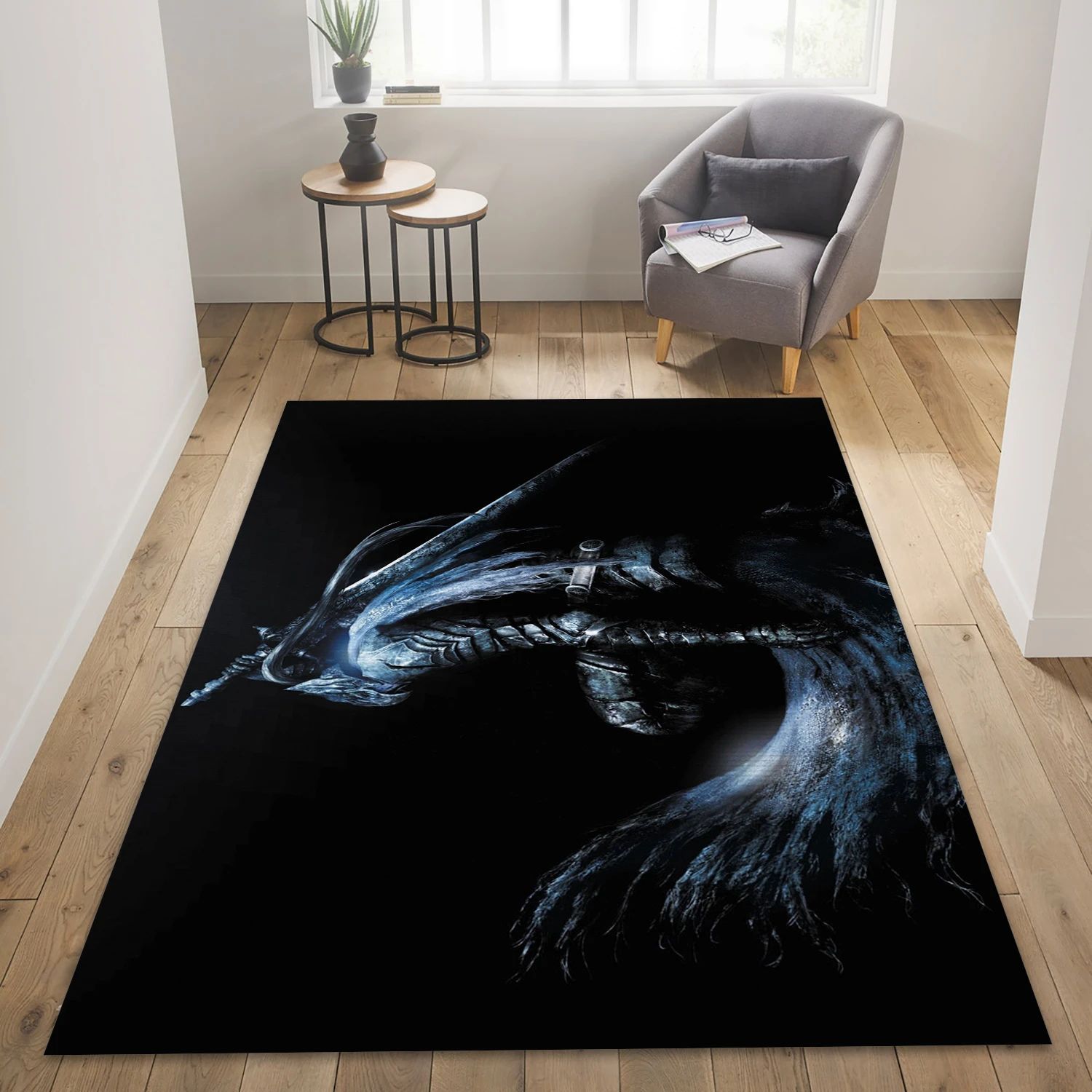 Artorias Dark Souls Video Game Area Rug Area, Area Rug - Family Gift US Decor - Indoor Outdoor Rugs