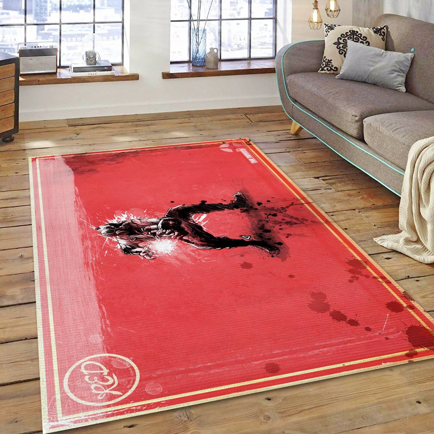 Team Fortress 2 Gaming Area Rug, Living Room Rug - Family Gift US Decor - Indoor Outdoor Rugs