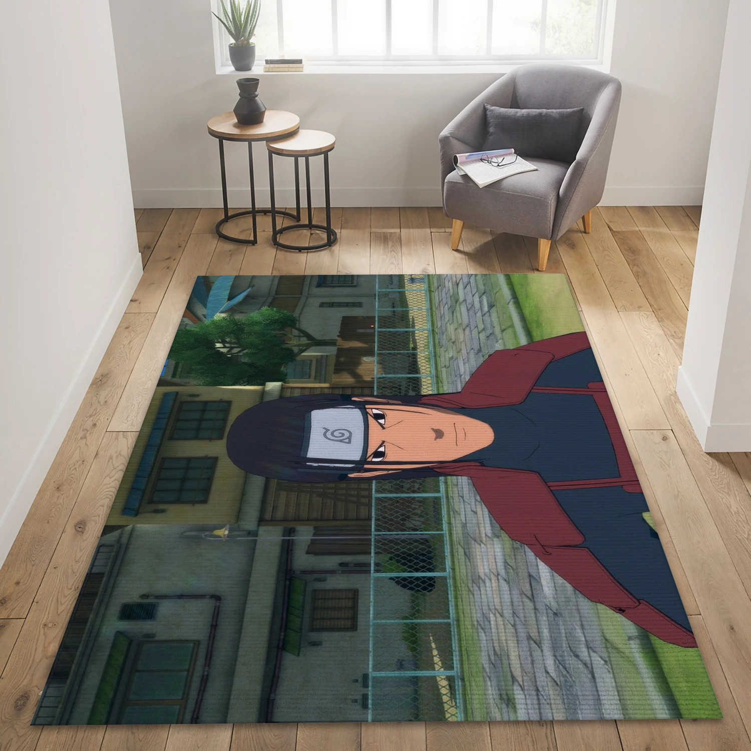 Hashirama Video Game Area Rug For Christmas, Living Room Rug - Home Decor Floor Decor - Indoor Outdoor Rugs